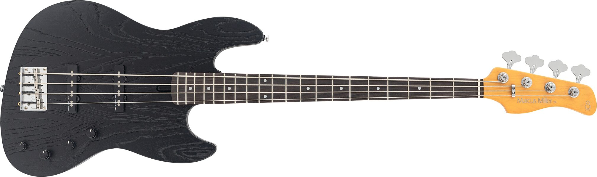 Sire Marcus Miller V6 Electric Bass, Black, Action Position Back