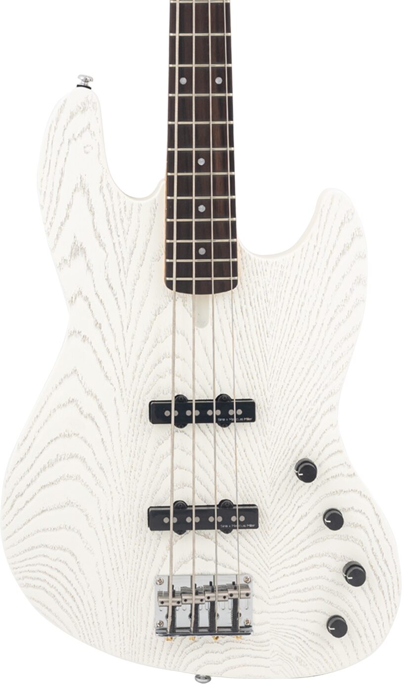 Sire Marcus Miller V6 Electric Bass, Antique White, Action Position Back