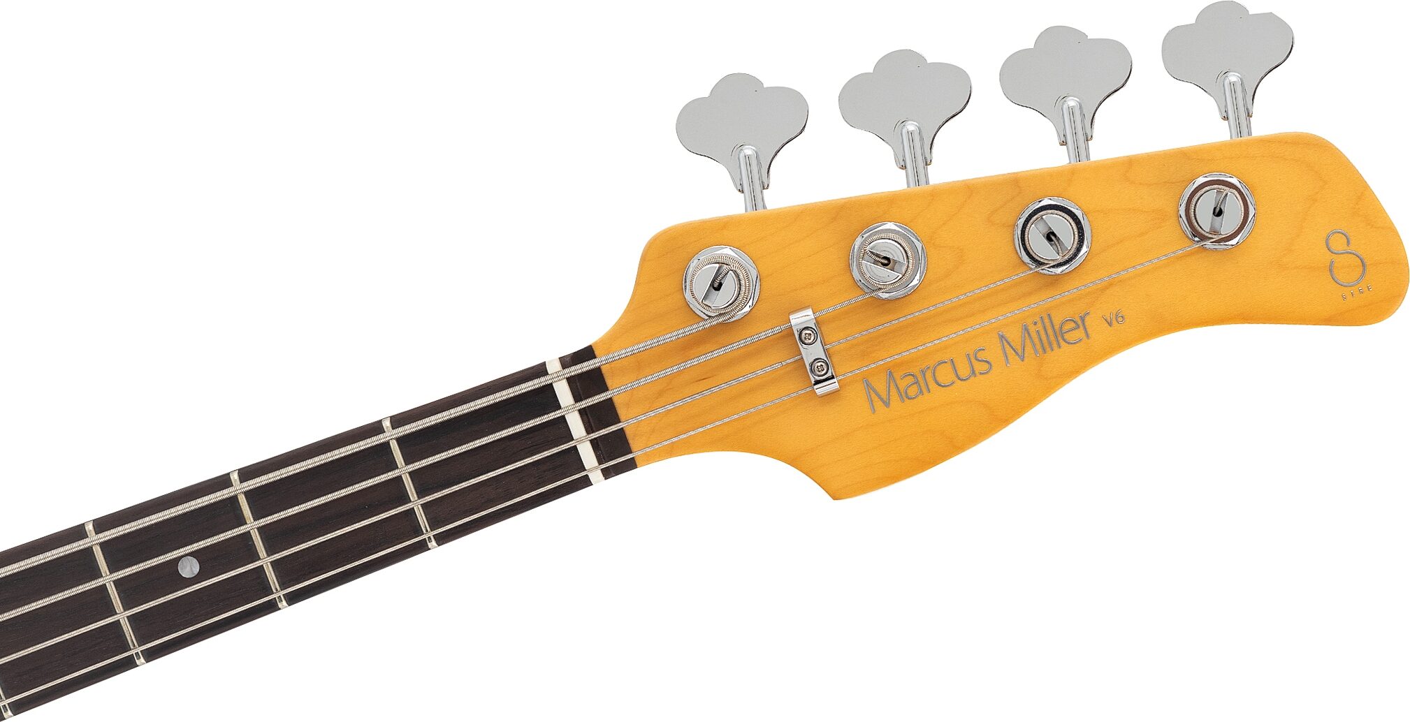 Sire Marcus Miller V6 Electric Bass, Antique White, Action Position Back