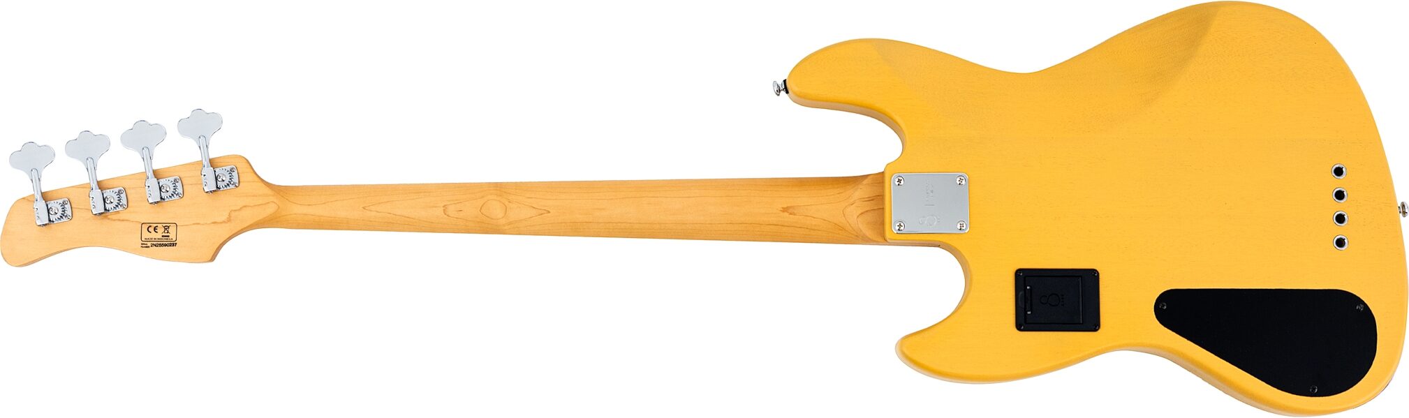 Sire Marcus Miller V6 Electric Bass, Butterscotch, Action Position Back