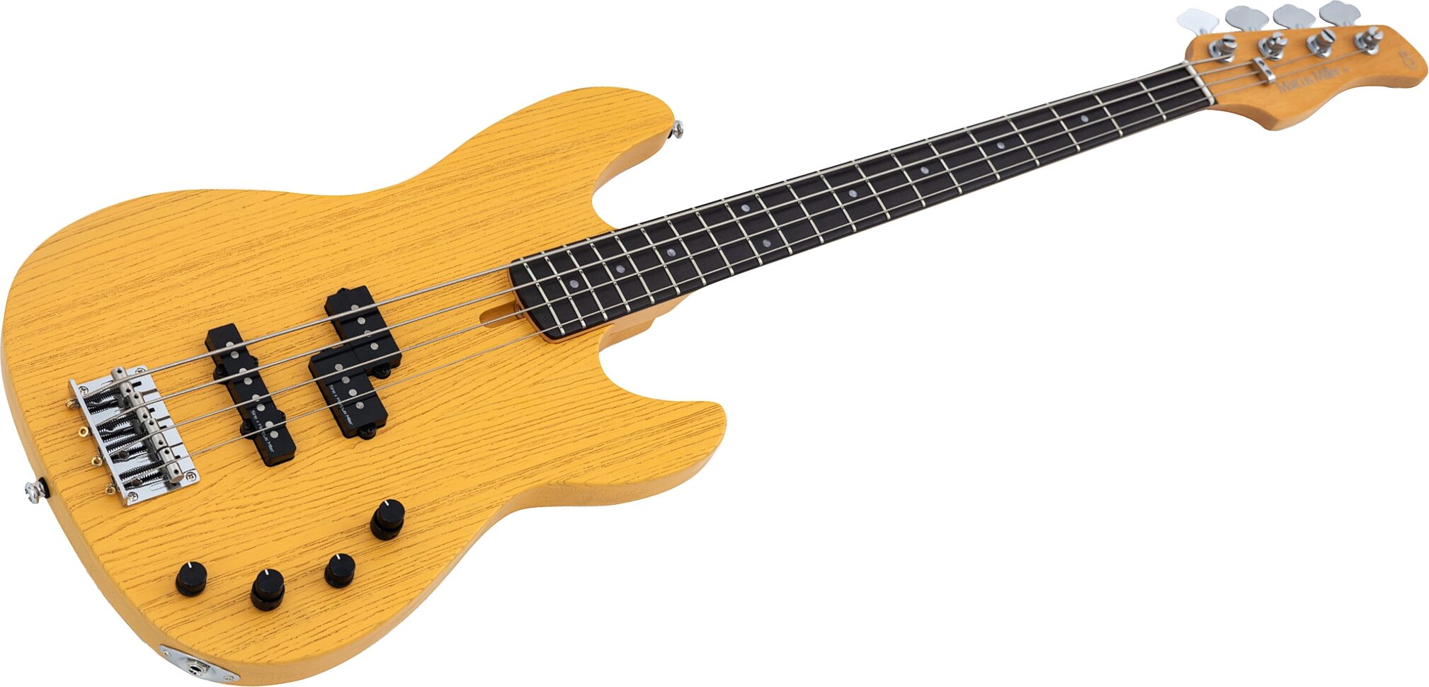 Sire Marcus Miller P6 Electric Bass, Butterscotch, Action Position Back