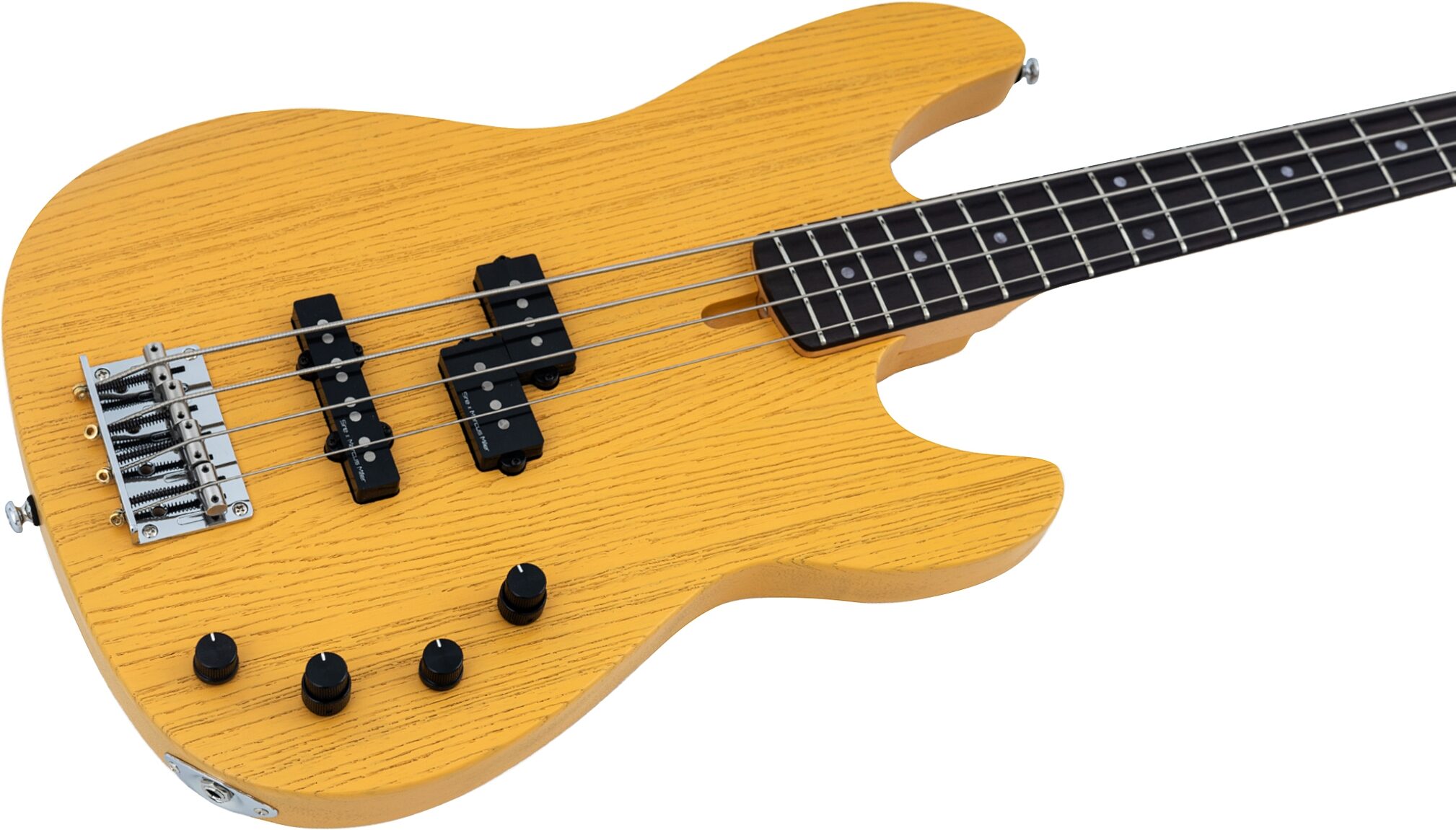 Sire Marcus Miller P6 Electric Bass, Butterscotch, Action Position Back