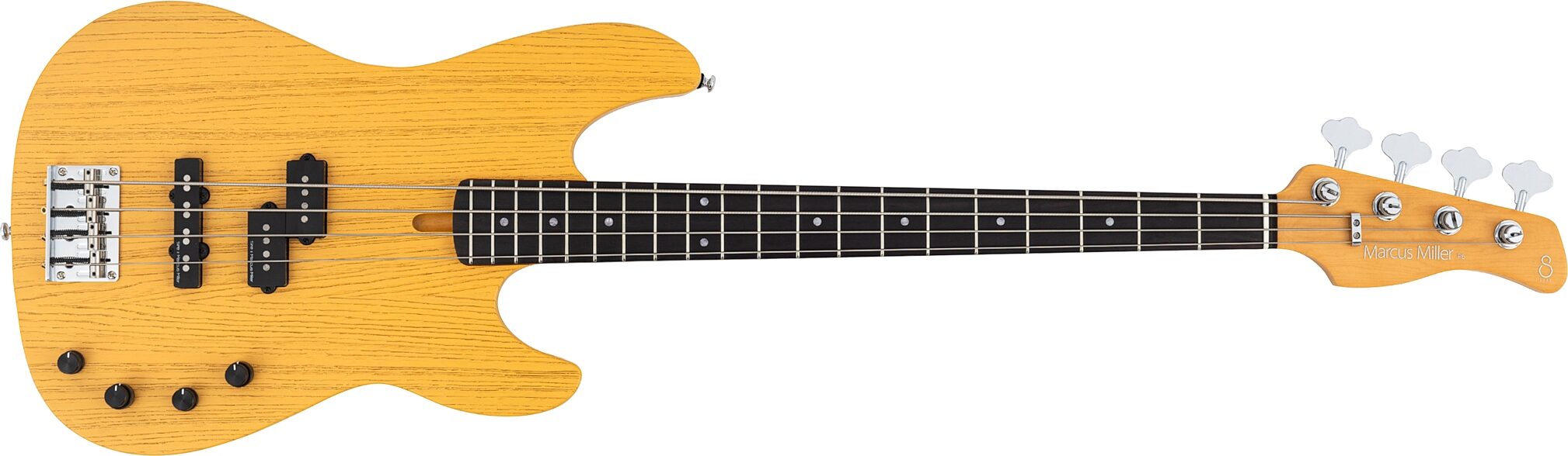 Sire Marcus Miller P6 Electric Bass, Butterscotch, Action Position Back