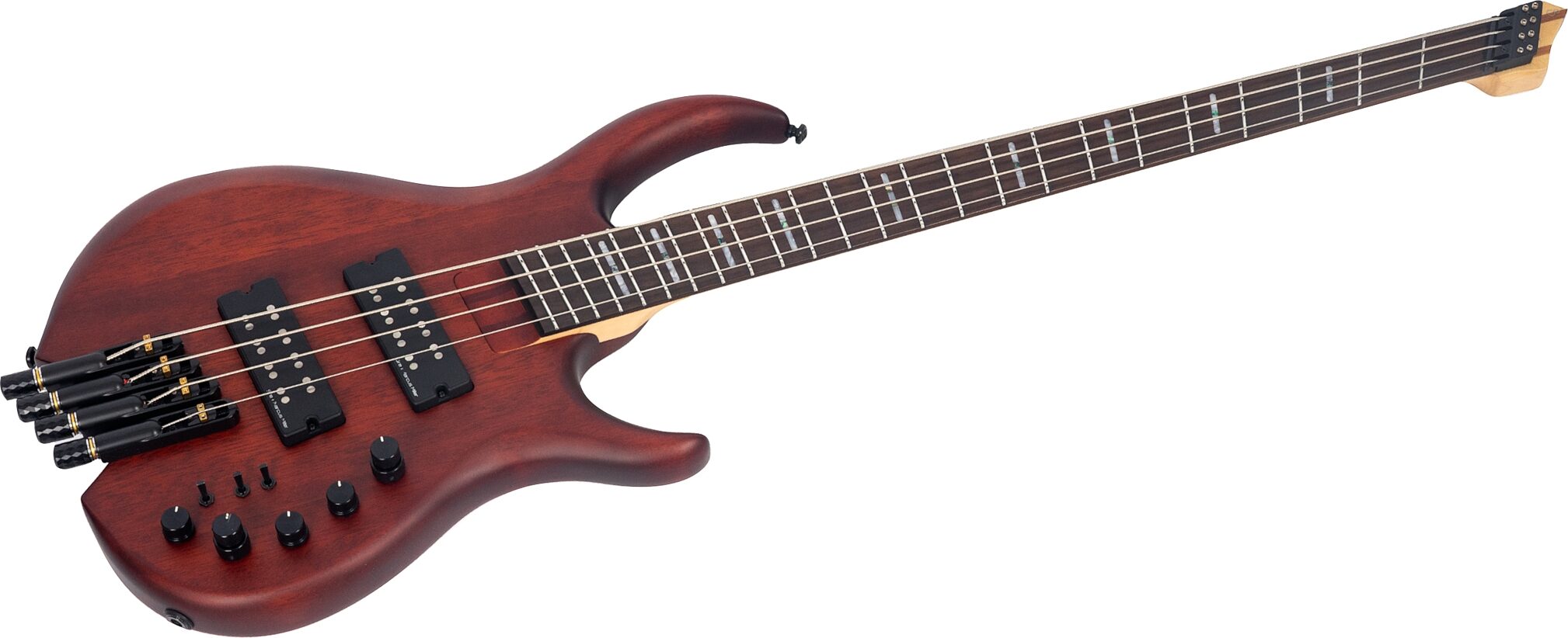 Sire Marcus Miller M6 Headless Electric Bass, Mahogany, Action Position Back