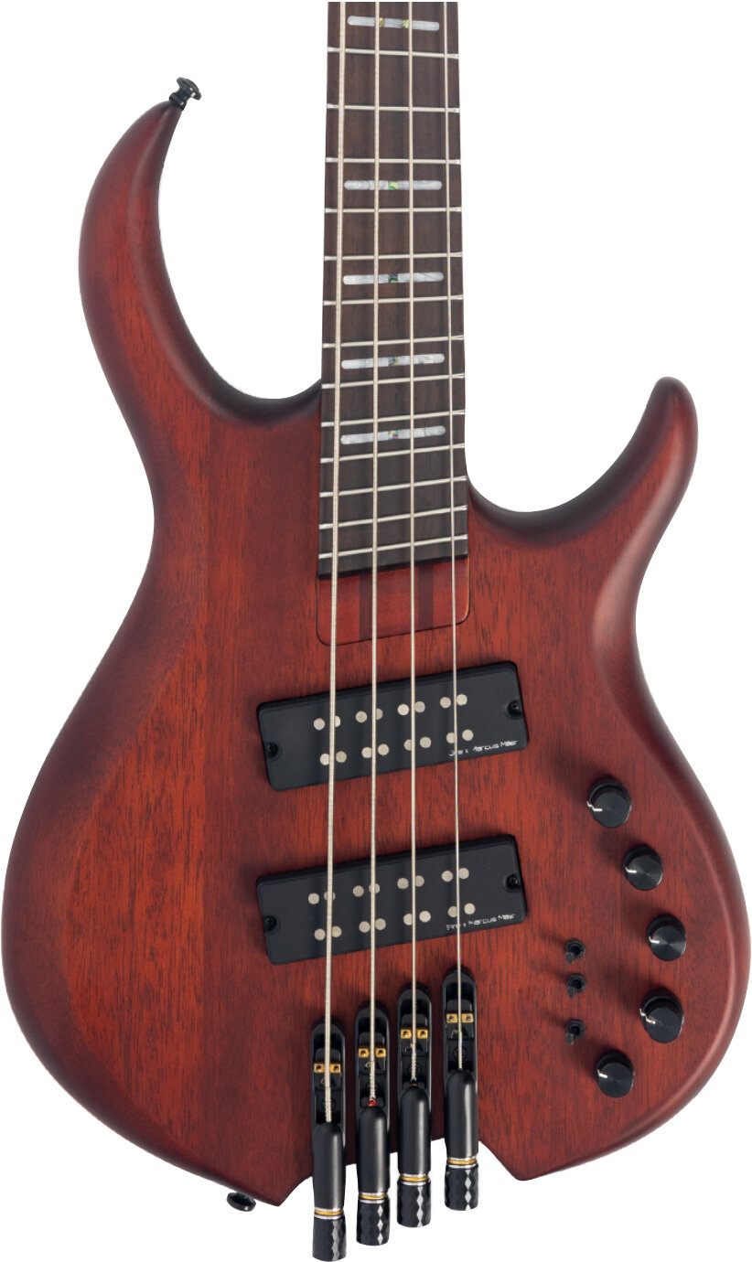 Sire Marcus Miller M6 Headless Electric Bass, Mahogany, Action Position Back