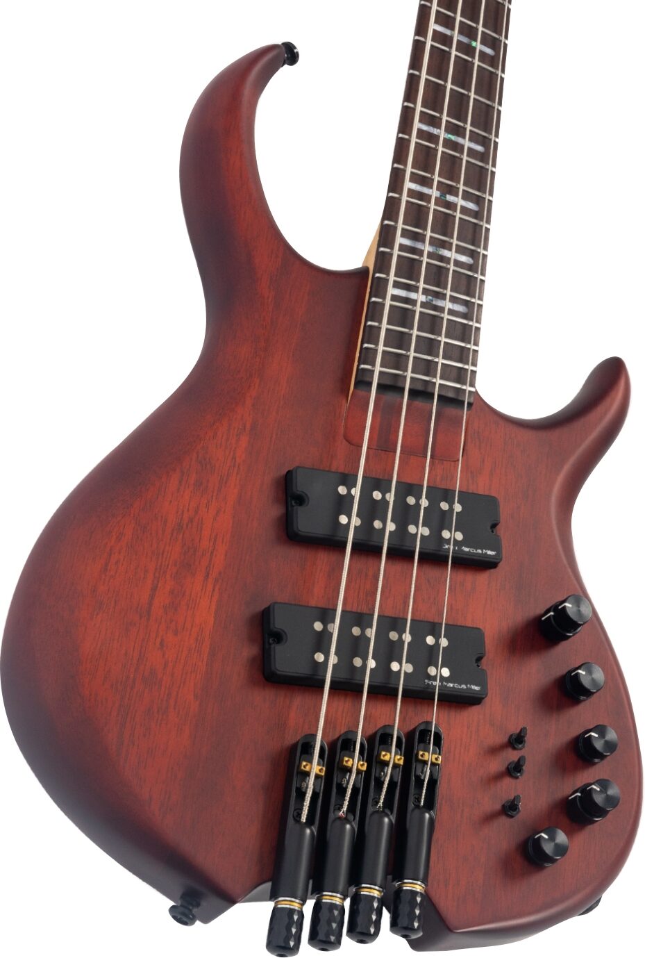 Sire Marcus Miller M6 Headless Electric Bass, Mahogany, Action Position Back