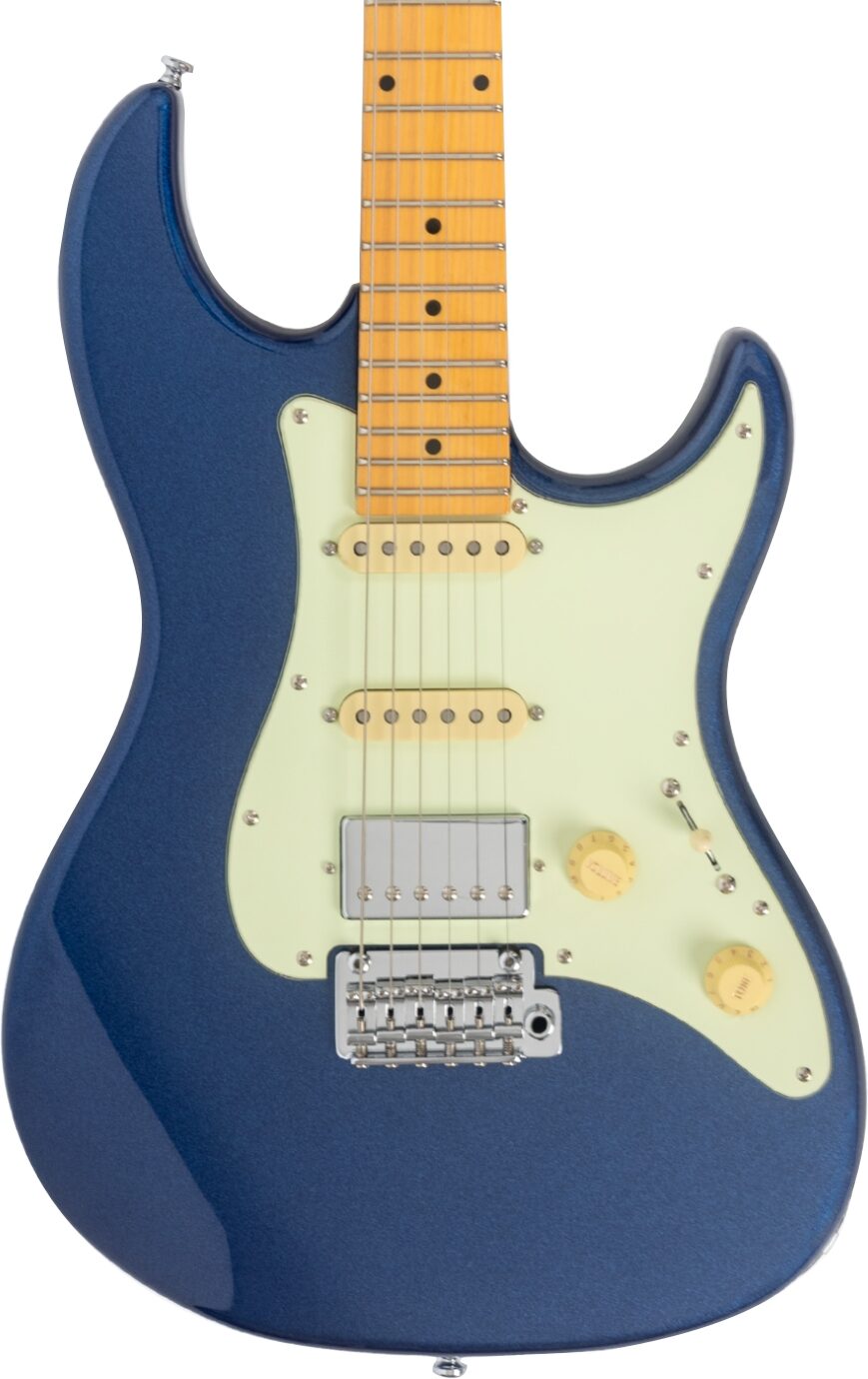 Sire Larry Carlton S5 HSS Electric Guitar, Dark Navy, Action Position Back