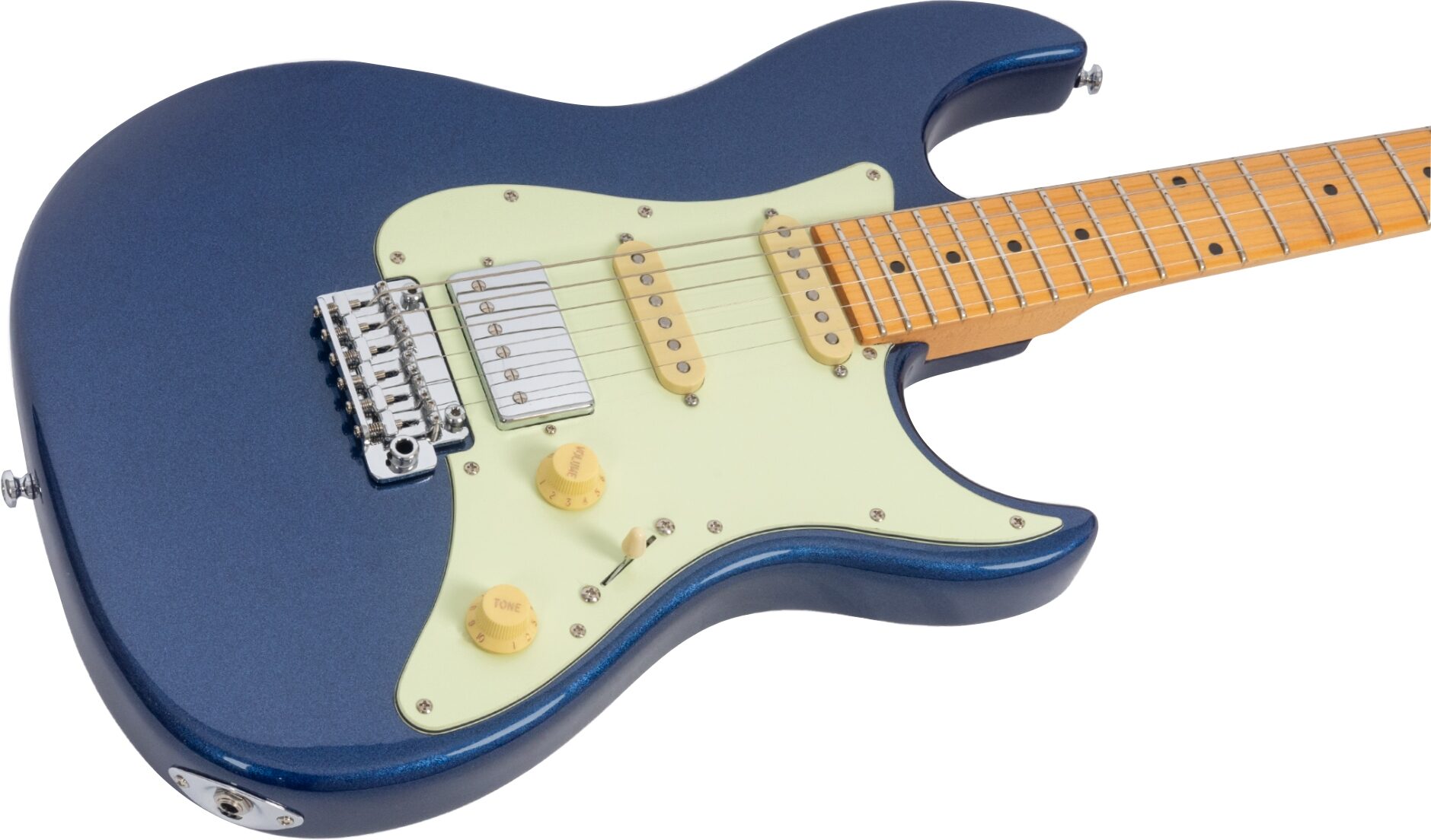 Sire Larry Carlton S5 HSS Electric Guitar, Dark Navy, Action Position Back