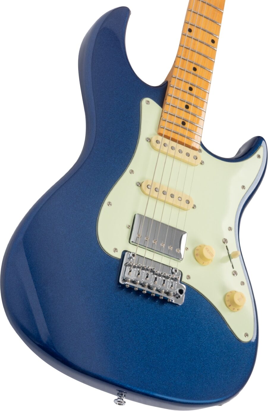 Sire Larry Carlton S5 HSS Electric Guitar, Dark Navy, Action Position Back