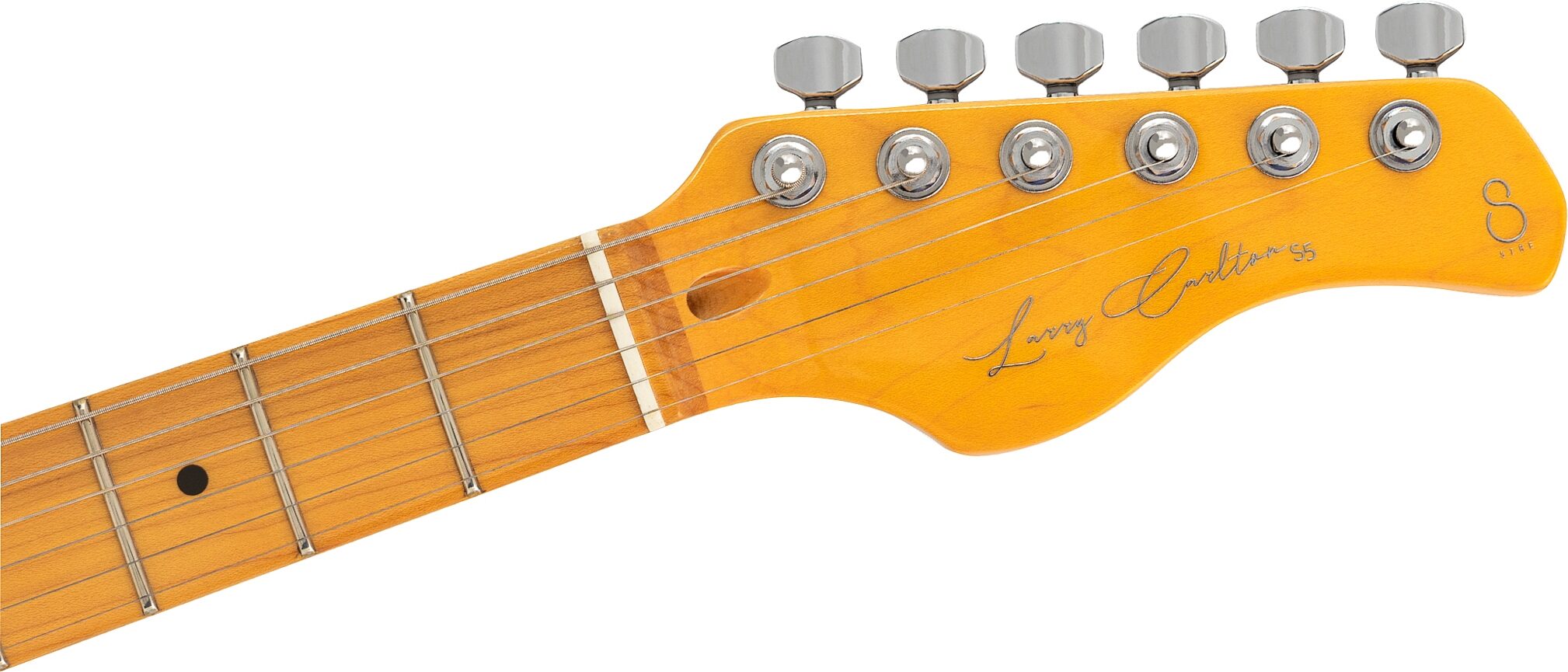 Sire Larry Carlton S5 HSS Electric Guitar, Dark Navy, Action Position Back