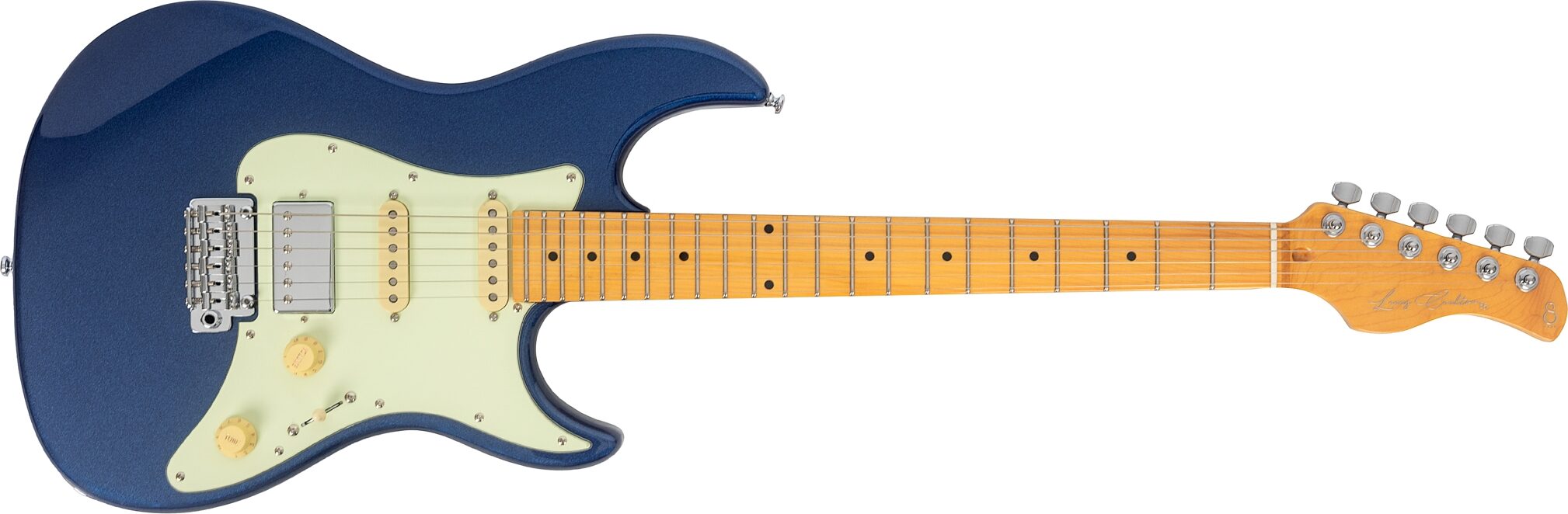 Sire Larry Carlton S5 HSS Electric Guitar, Dark Navy, Action Position Back
