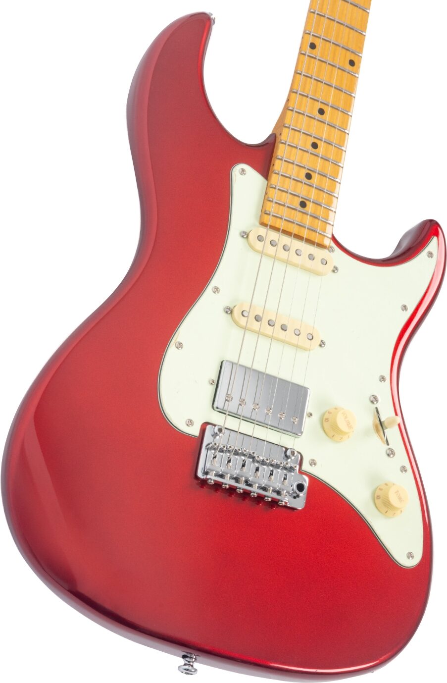 Sire Larry Carlton S5 HSS Electric Guitar, Candy Apple Red, Action Position Back