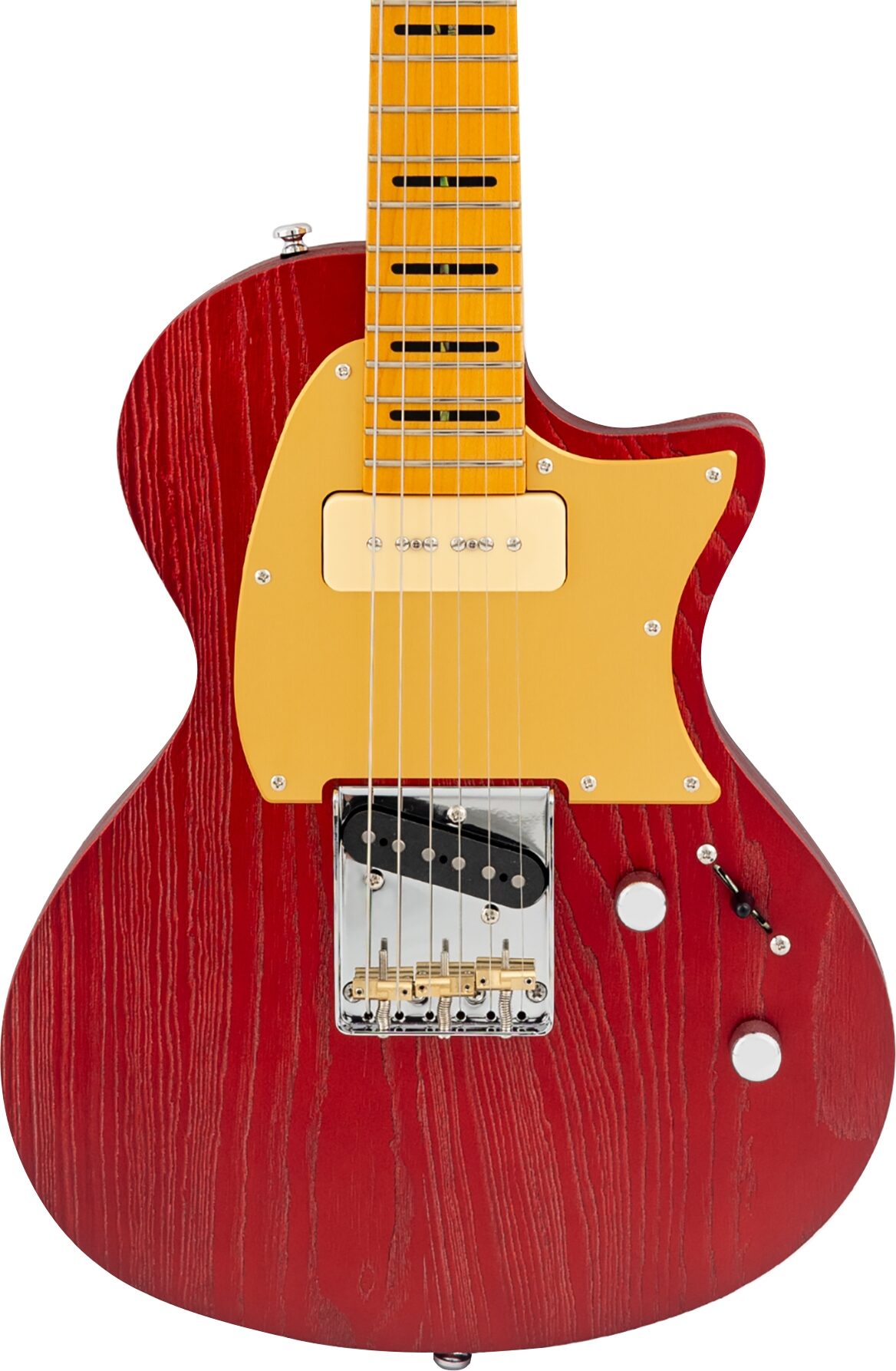 Sire Larry Carlton I5T Electric Guitar, Candy Apple Red, Action Position Back