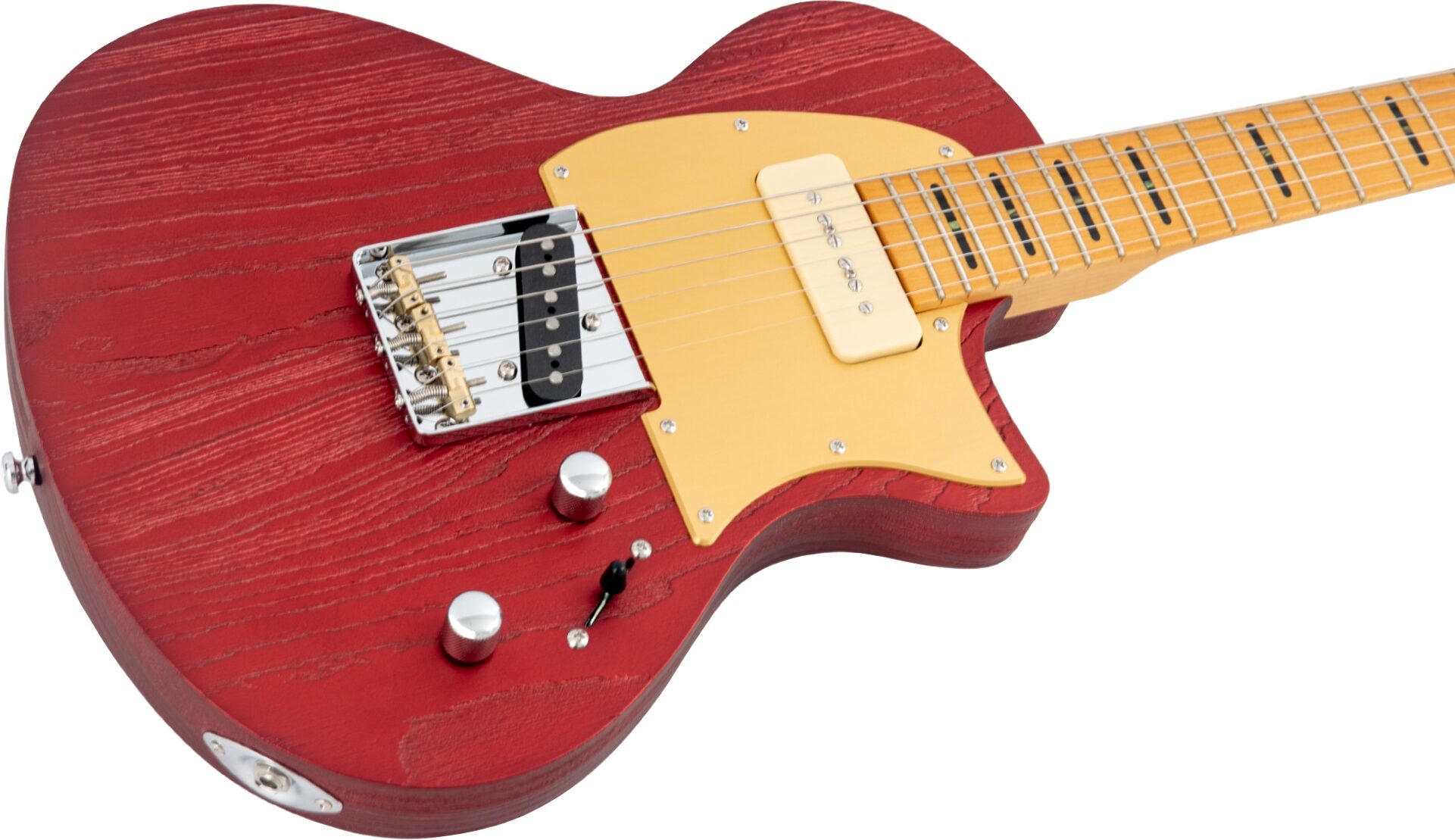 Sire Larry Carlton I5T Electric Guitar, Candy Apple Red, Action Position Back