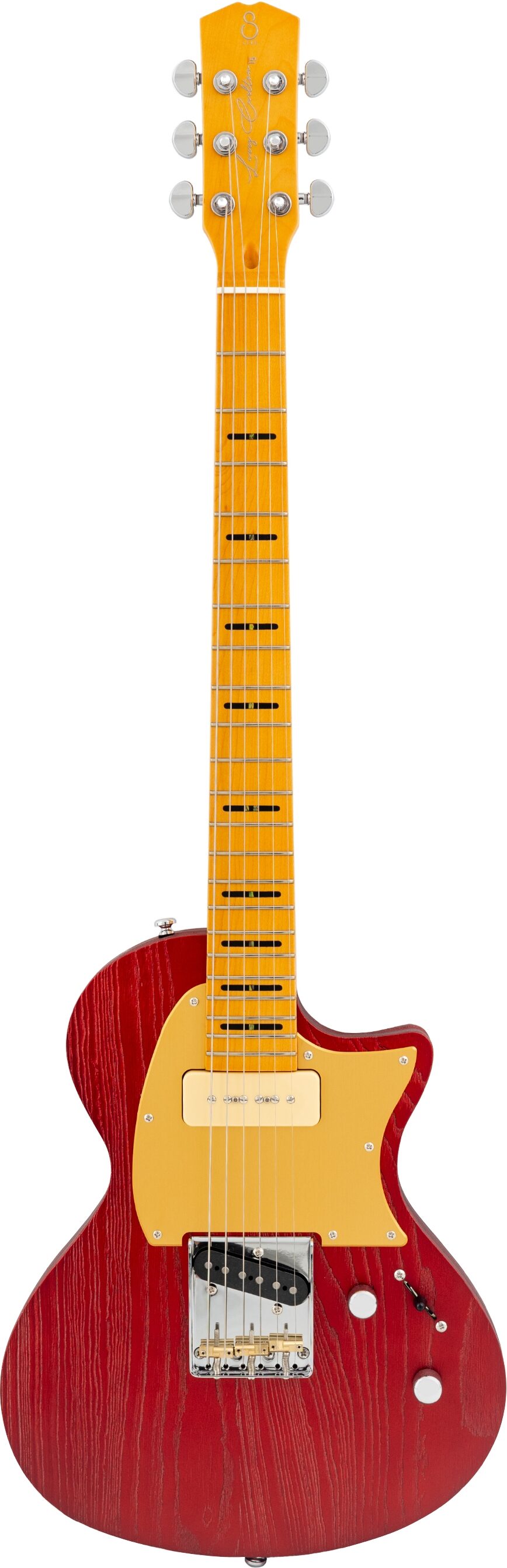 Sire Larry Carlton I5T Electric Guitar, Candy Apple Red, Action Position Back