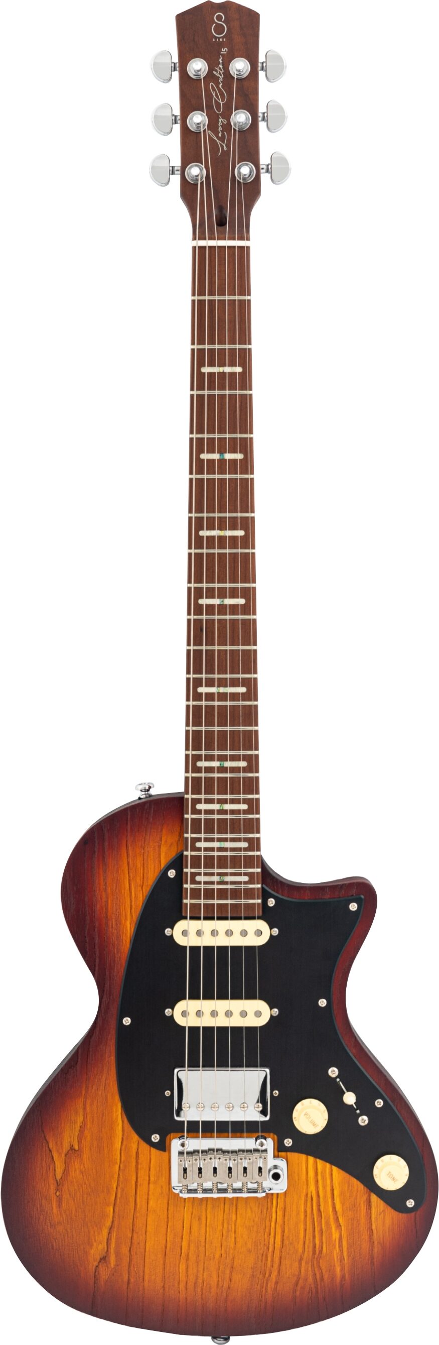 Sire Larry Carlton I5S Electric Guitar, Tobacco Sunburst, Action Position Back