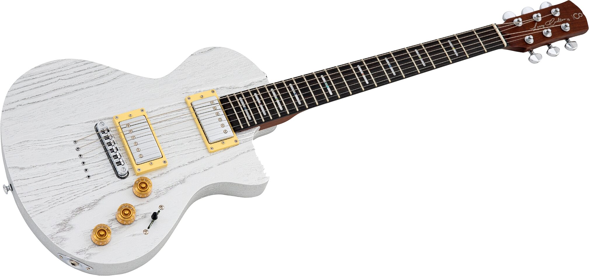 Sire Larry Carlton I5H Electric Guitar, Inca Silver, Action Position Back
