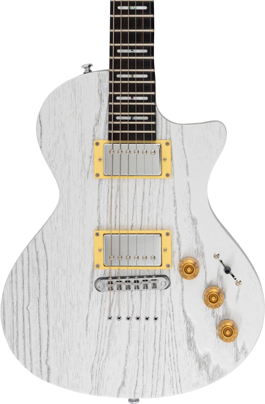 Sire Larry Carlton I5H Electric Guitar, Inca Silver, Action Position Back