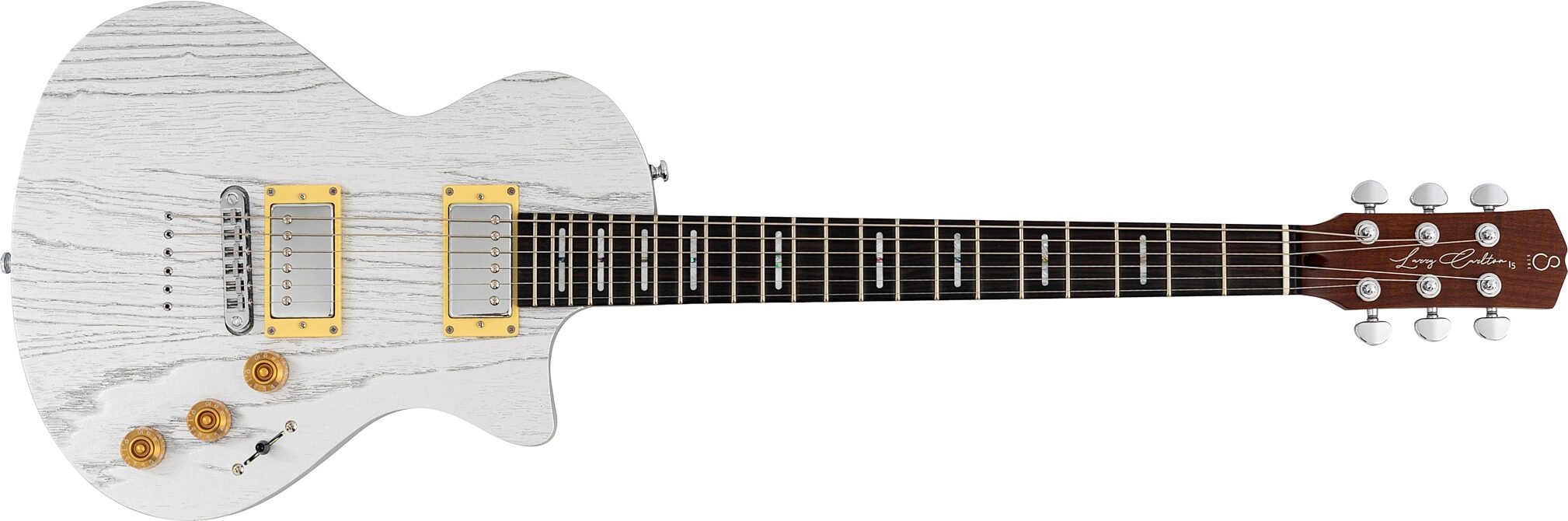 Sire Larry Carlton I5H Electric Guitar, Inca Silver, Action Position Back