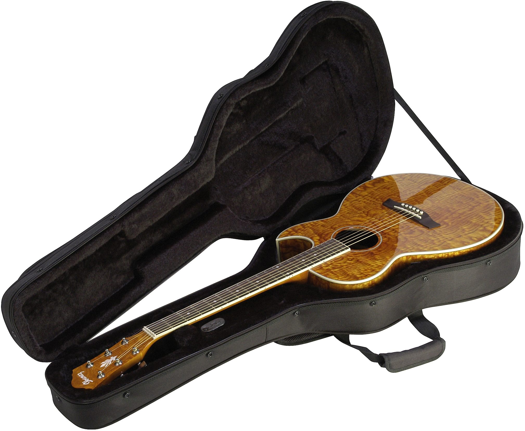  SKB Thin-line Acoustic-Electric/Classic Shaped Hardshell,  Standard Latches, Handle : Musical Instruments