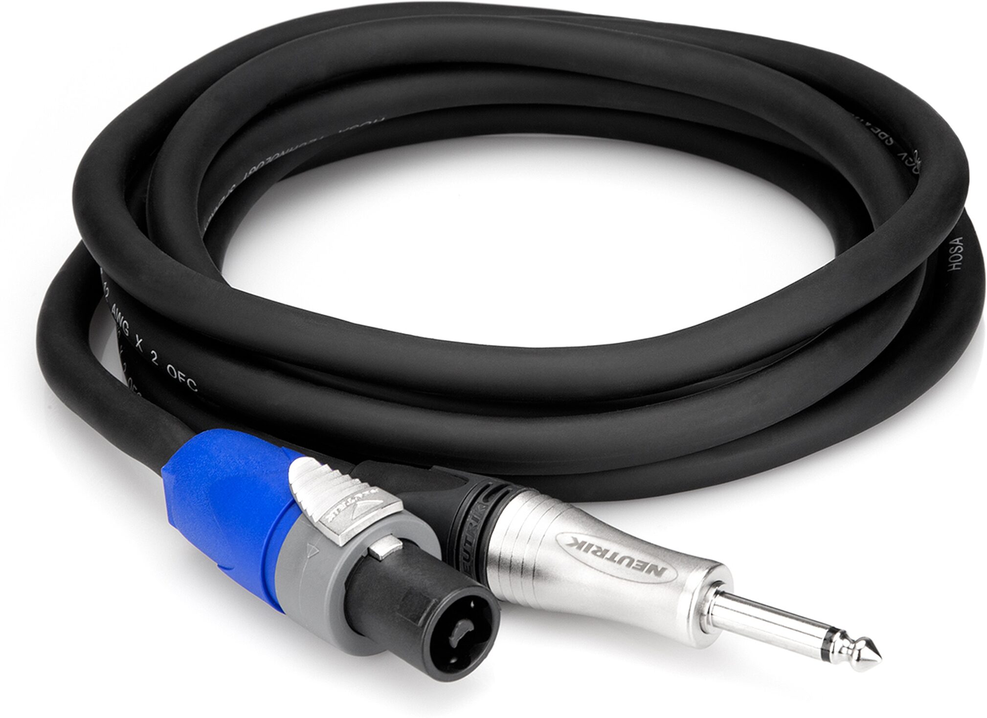 Hosa SKT Edge Speakon to 1/4" Speaker Cable, 5 foot, SKT-205Q, Action Position Back