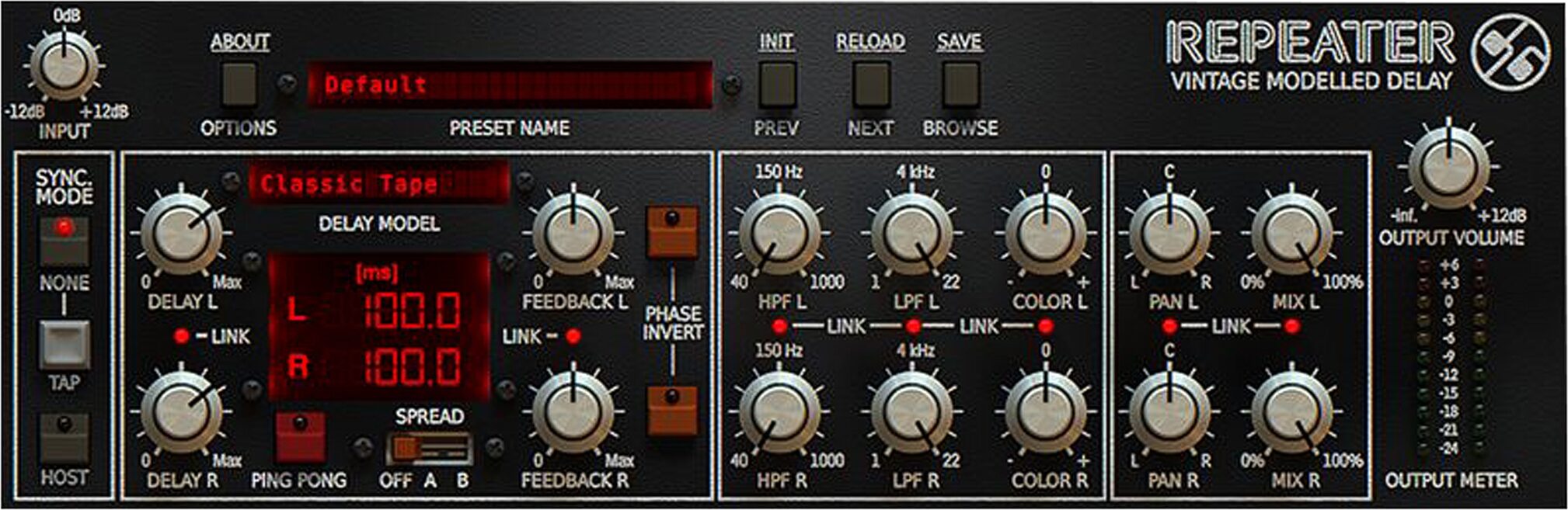 Slate Digital Repeater Delay Audio Plug-in Software, Digital Download, Action Position Back