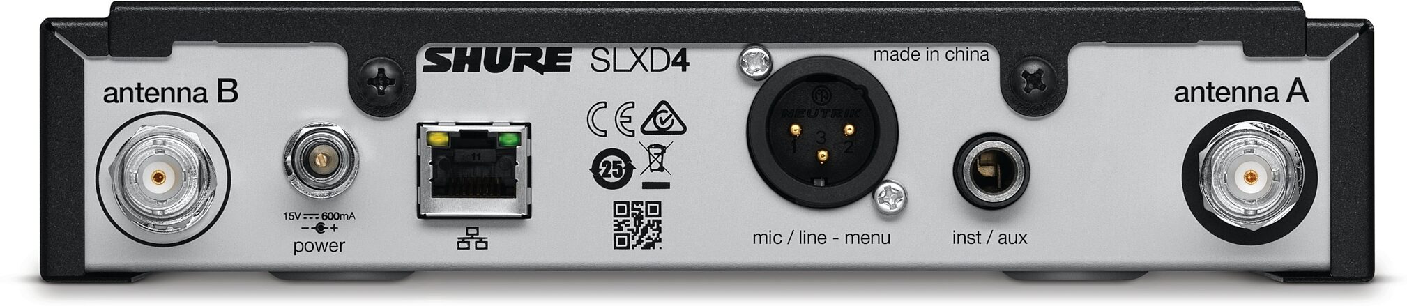 Shure SLXD4 Single-Channel Wireless Receiver | zZounds