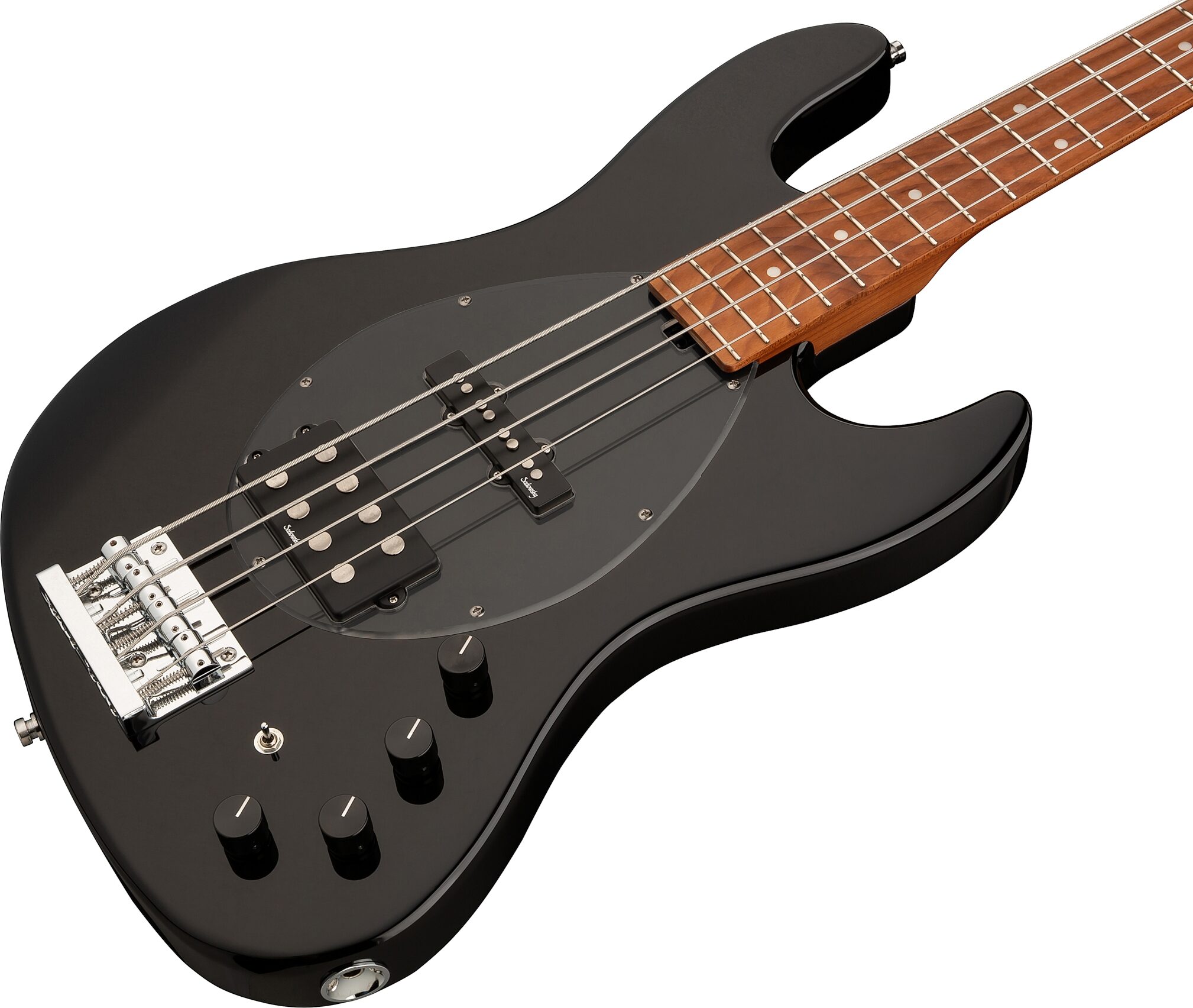 Sadowsky MetroExpress MJ4 Electric Bass, with Maple Fingerboard, Black, Action Position Back