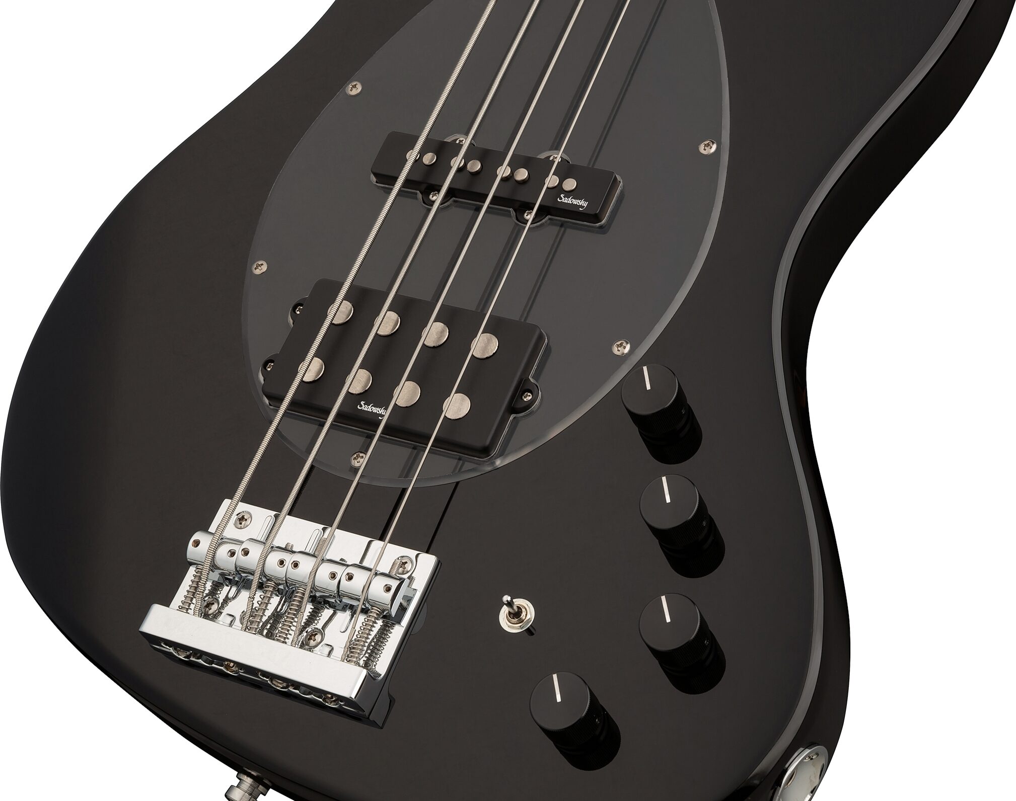 Sadowsky MetroExpress MJ4 Electric Bass, with Maple Fingerboard, Black, Action Position Back