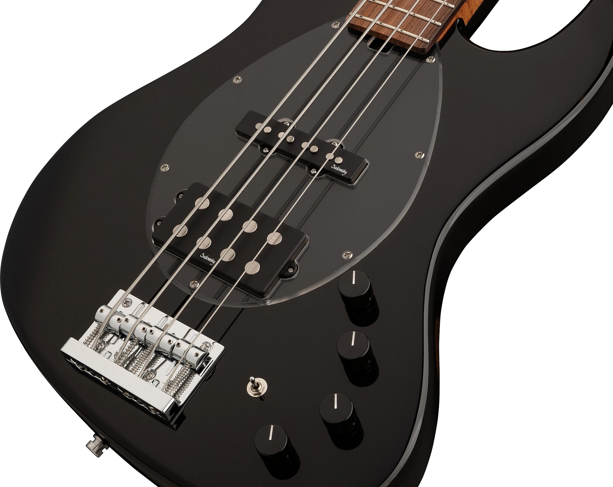 Sadowsky MetroExpress MJ4 Electric Bass, with Morado Fingerboard, Black, Action Position Back