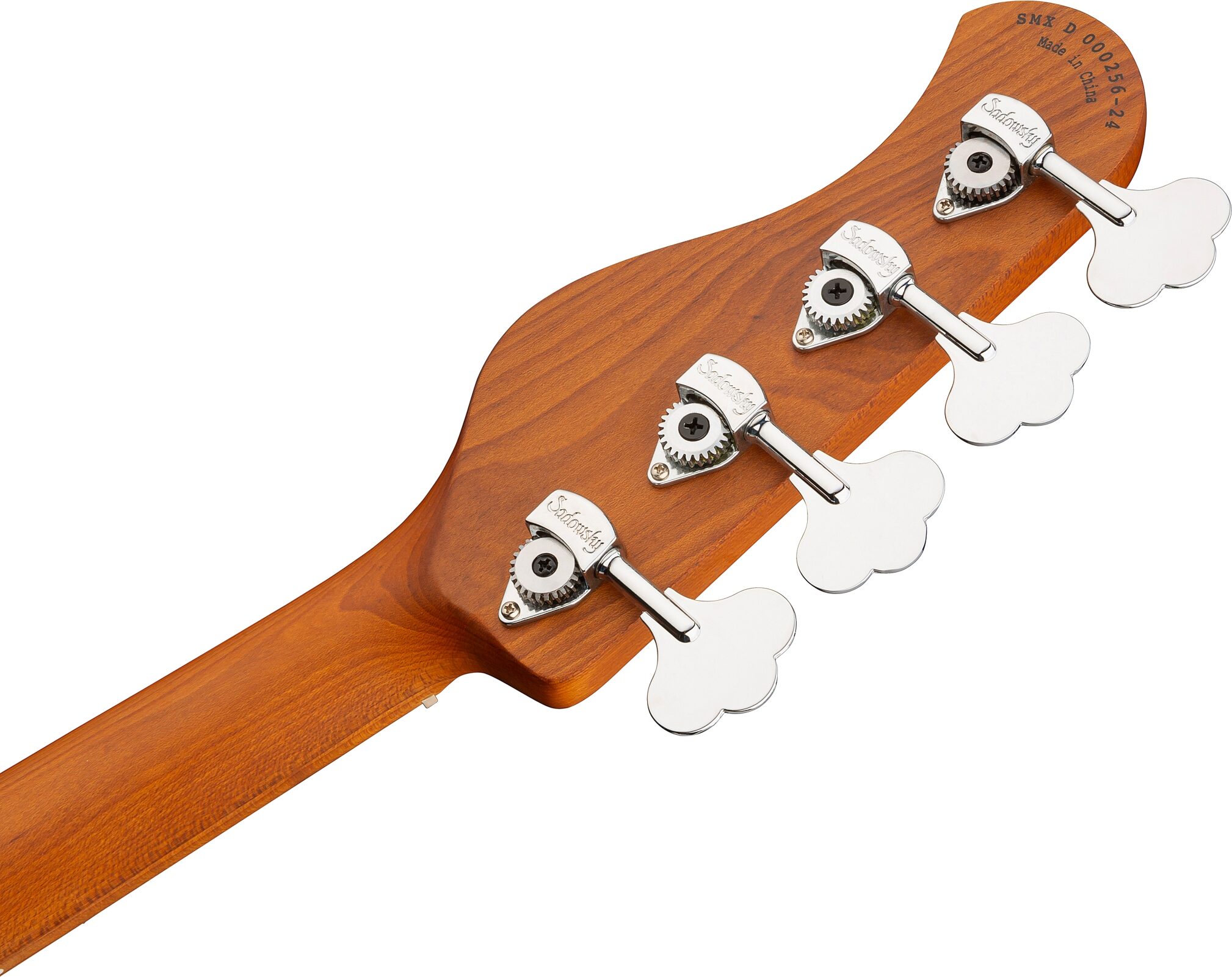 Sadowsky MetroExpress MJ4 Electric Bass, with Maple Fingerboard, Sunburst, Action Position Back