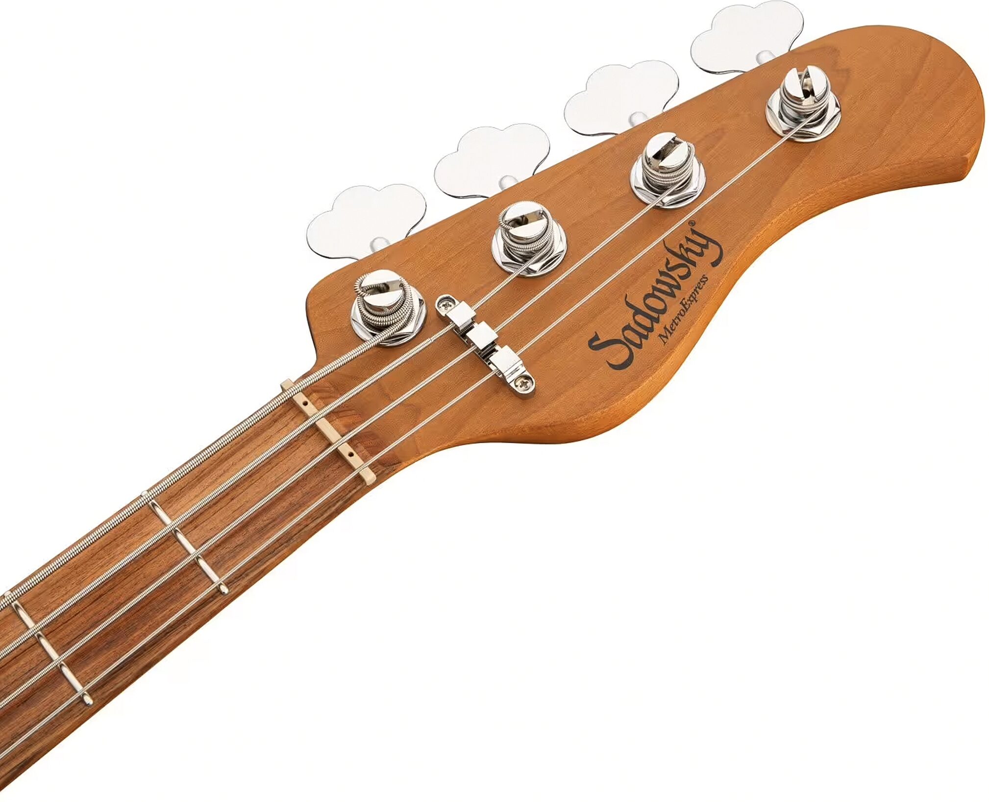 Sadowsky MetroExpress MJ4 Electric Bass, with Morado Fingerboard, Sunburst, Action Position Back