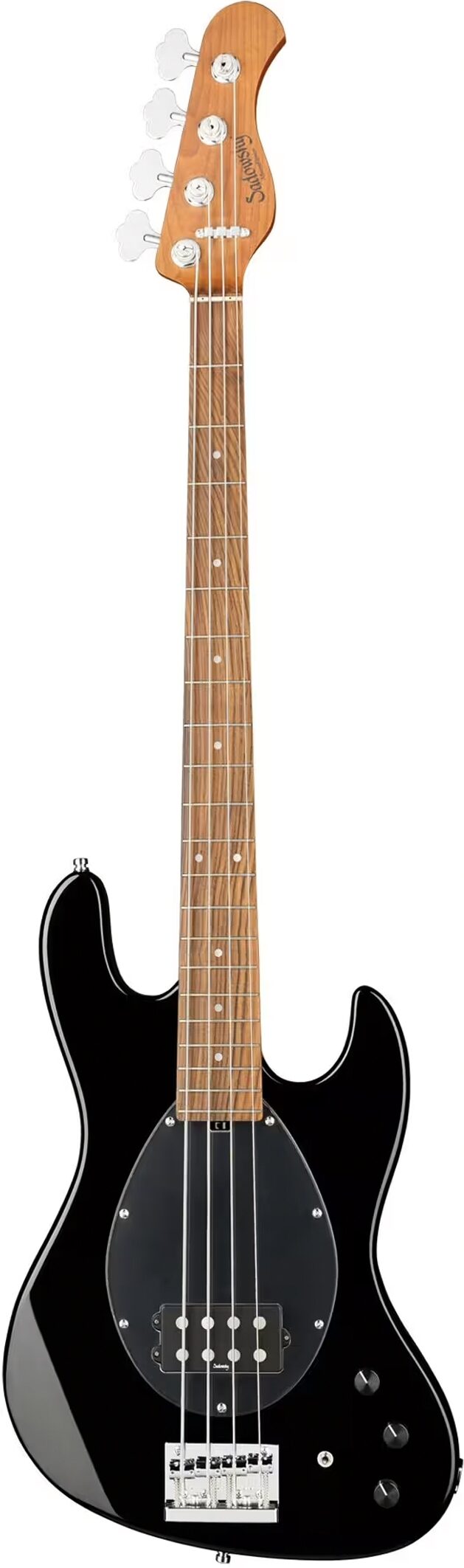 Sadowsky MetroExpress MV4 Electric Bass, Morado Fingerboard (with Gig Bag), Black, Action Position Back