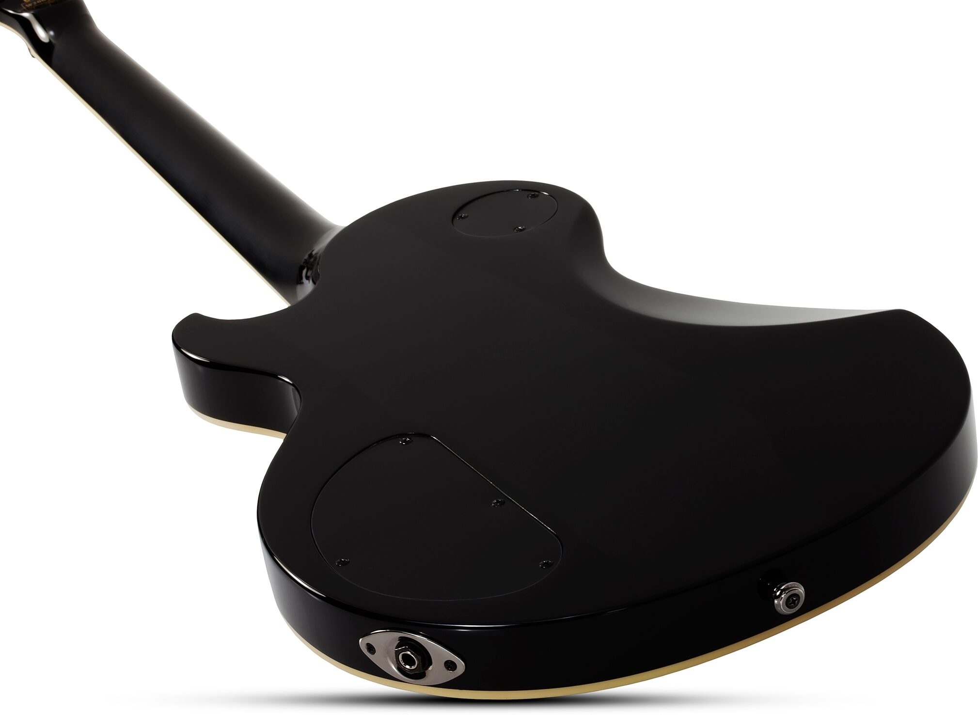 Schecter Solo-II Blackjack Electric Guitar, Gloss Black, Open Box (Very Good), Action Position Back
