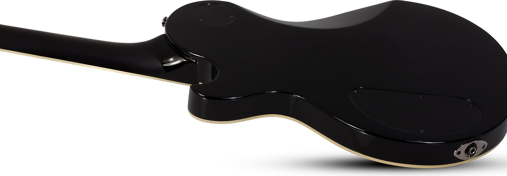 Schecter Solo-II Blackjack Electric Guitar, Gloss Black, Open Box (Very Good), Action Position Back