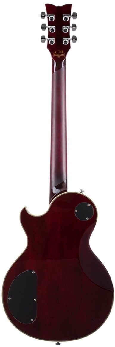 Schecter Solo II Supreme Electric Guitar, Black Cherry, Open Box (Very Good), view