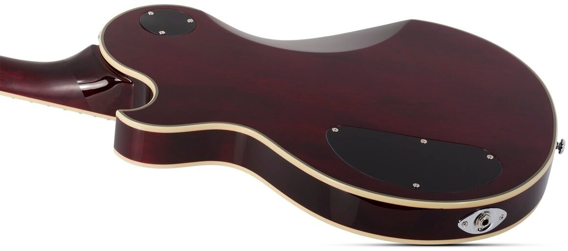 Schecter Solo II Supreme Electric Guitar, Black Cherry, Open Box (Very Good), view
