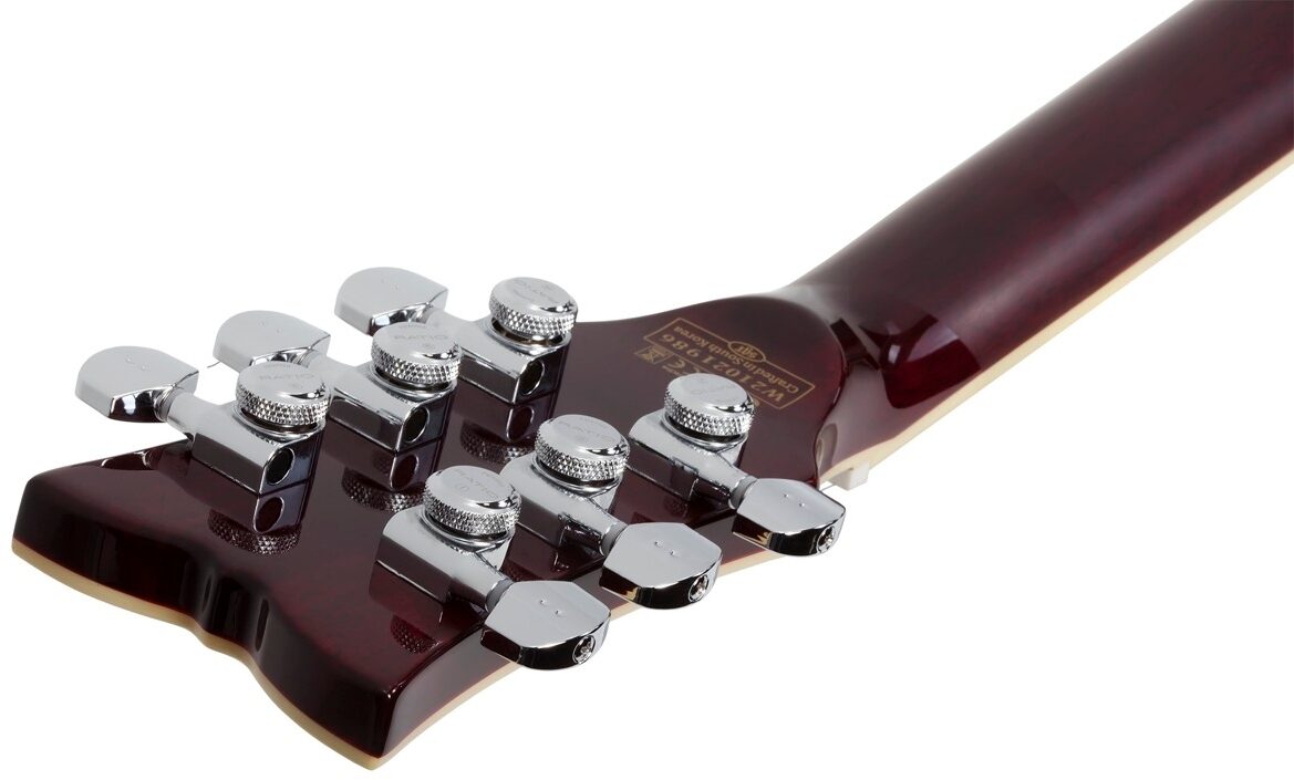 Schecter Solo II Supreme Electric Guitar, Black Cherry, Open Box (Very Good), view