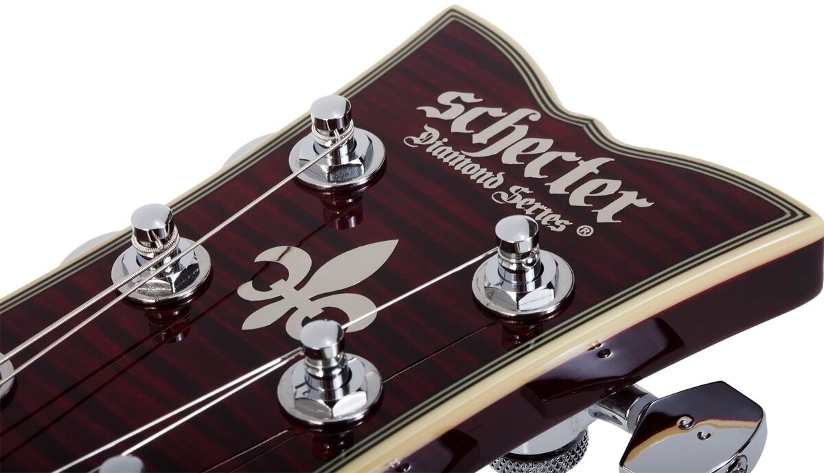 Schecter Solo II Supreme Electric Guitar, Black Cherry, Open Box (Very Good), view