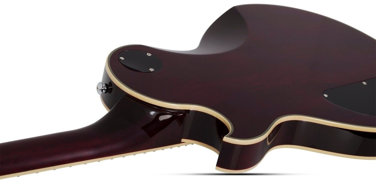 Schecter Solo II Supreme Electric Guitar, Black Cherry, Open Box (Very Good), view