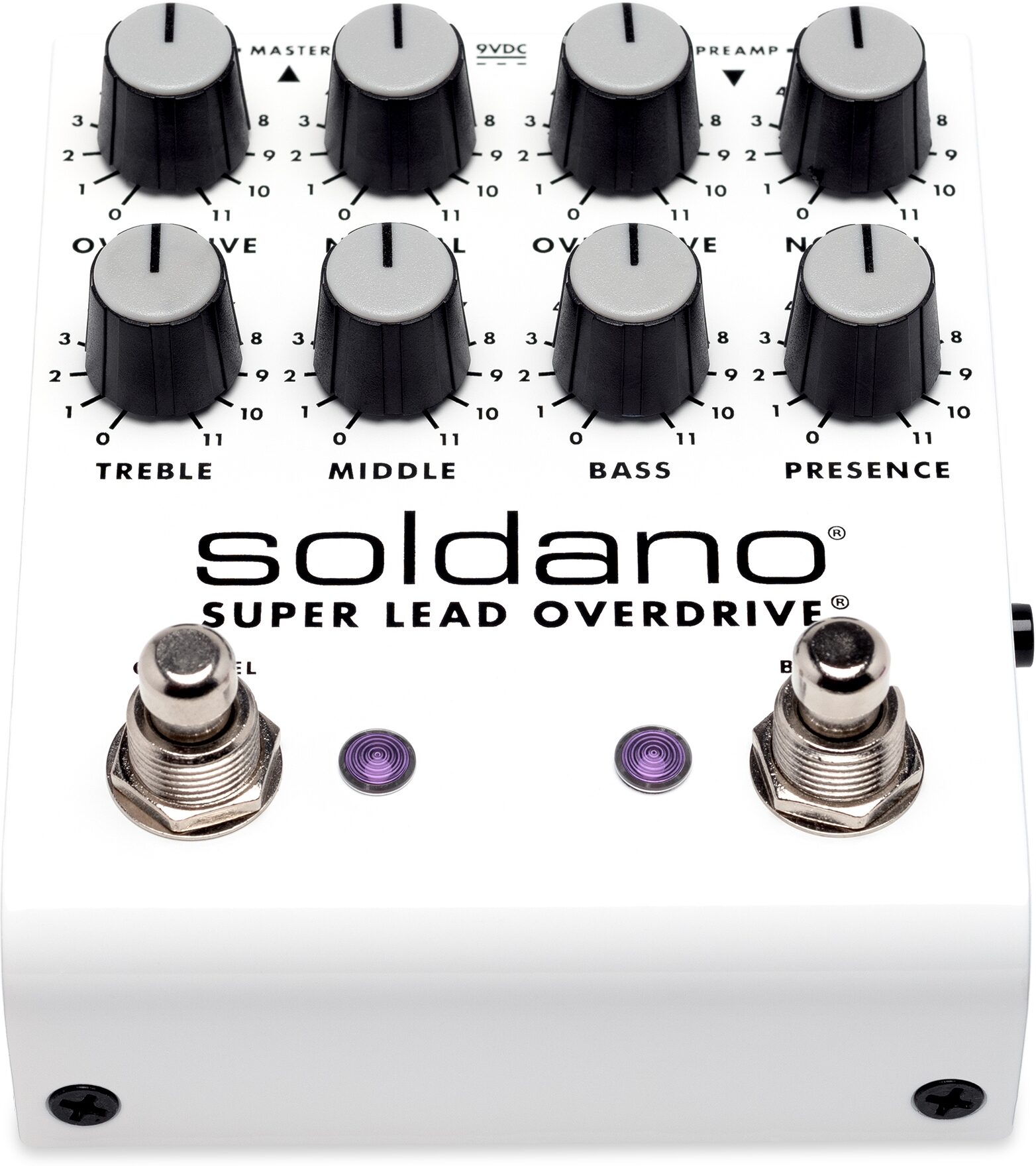 Soldano SLO PLUS Dual-Channel Overdrive Pedal, New, Action Position Back