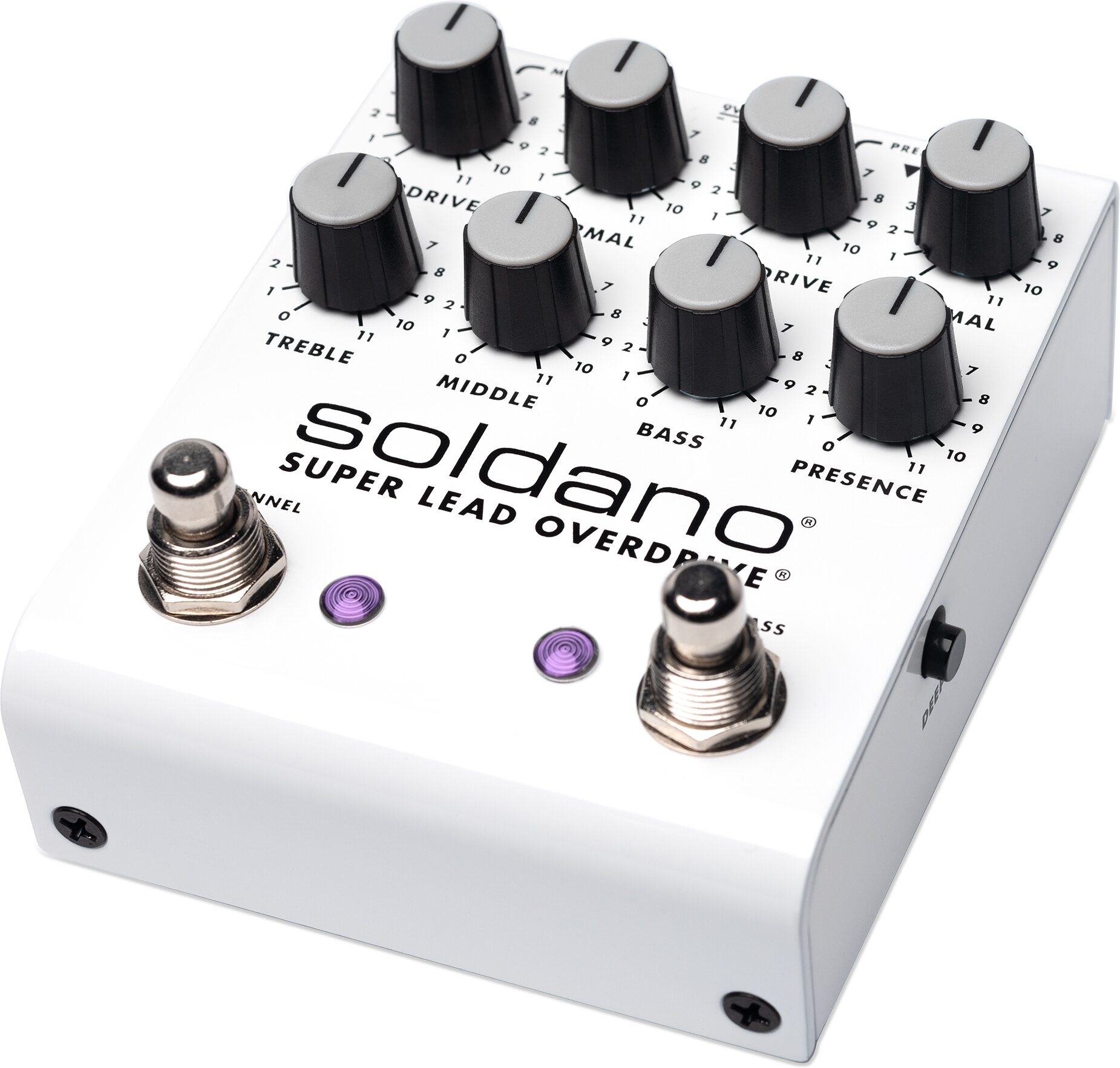 Soldano SLO PLUS Dual-Channel Overdrive Pedal, New, Action Position Back