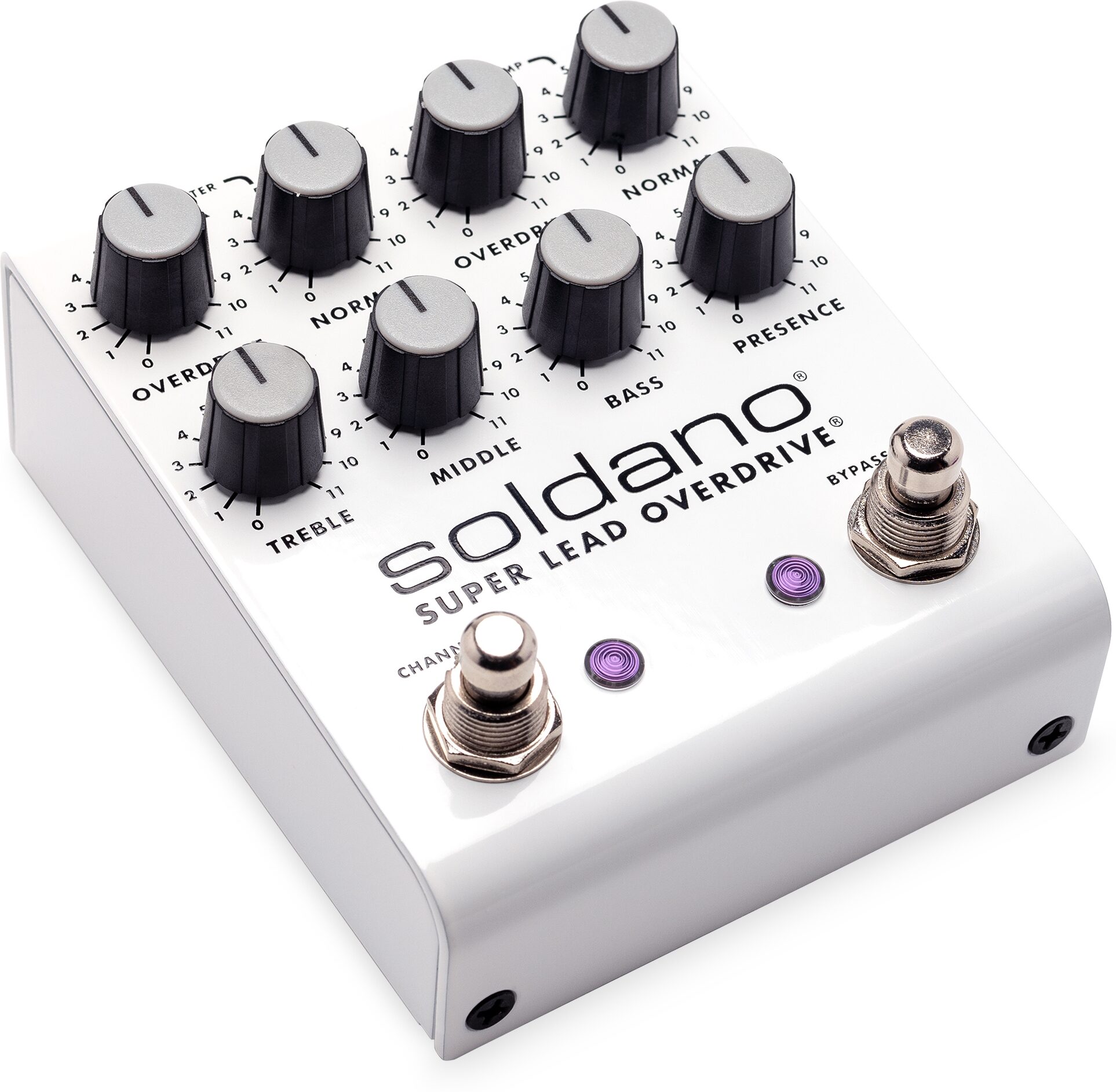 Soldano SLO PLUS Dual-Channel Overdrive Pedal, New, Action Position Back