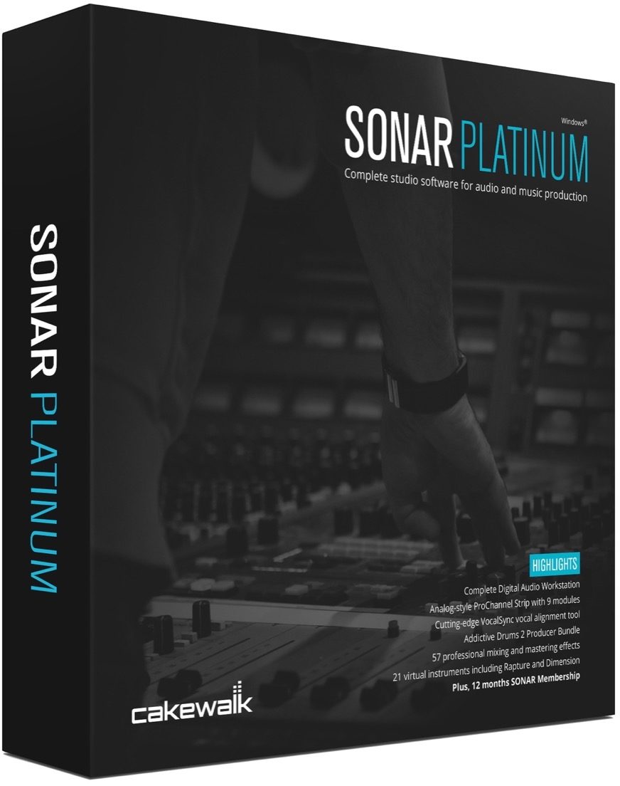 Cakewalk Sonar Platinum Music Production Software (Windows)