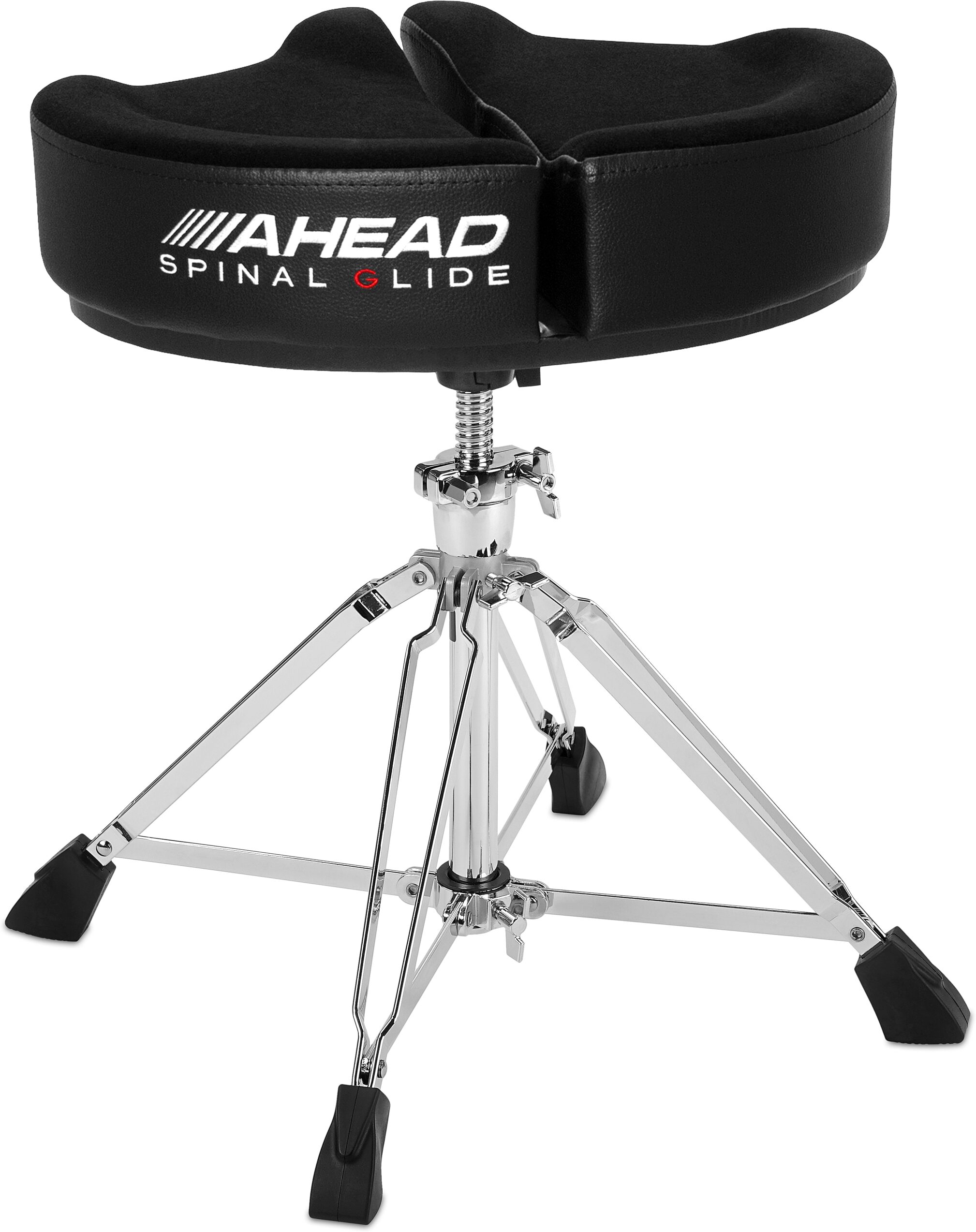 Ahead Spinal G Deluxe Drum Throne (4-Leg), Black, Action Position Back