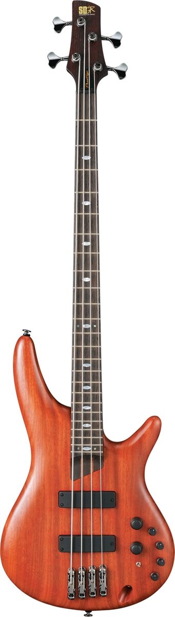 Ibanez SR4000E Prestige Electric Bass (with Case), Stained Red