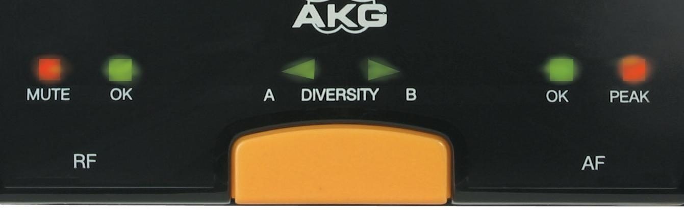 AKG WMS40DVGTR UHF Guitar/Bass Wireless Diversity System, SR 40 Meter