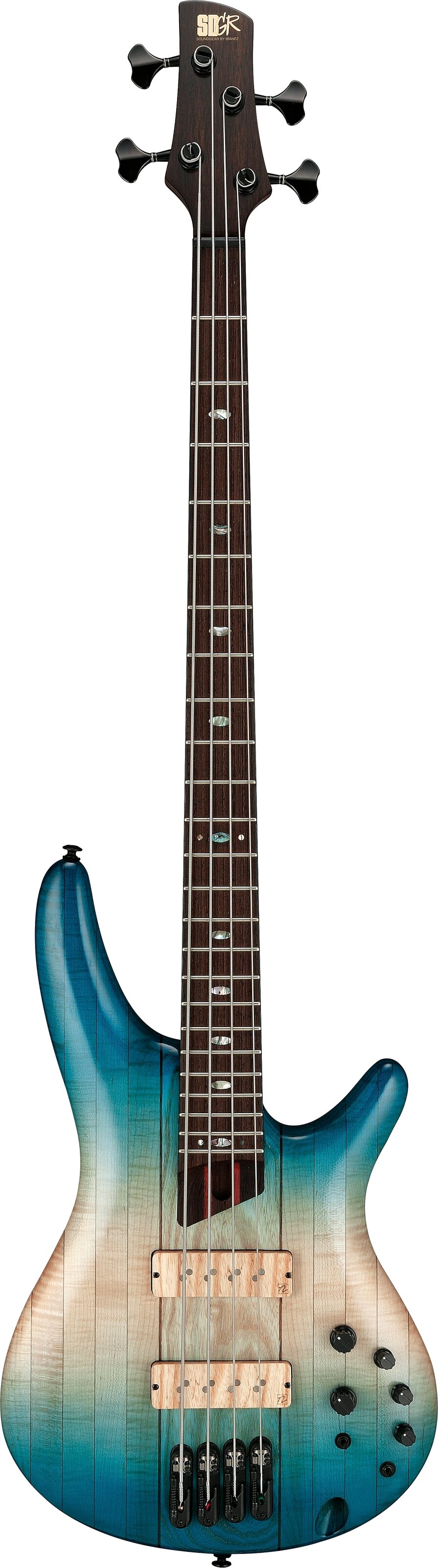 Ibanez SR4CMLTD Premium Electric Bass (with Gig Bag), Action Position Back