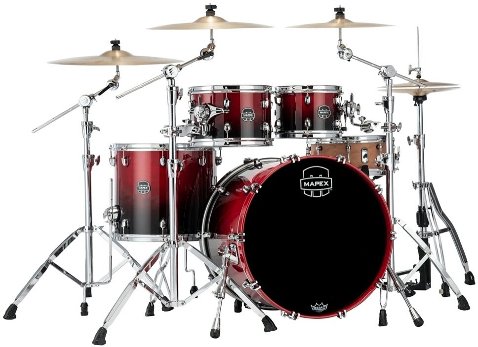 Mapex SR529XU Saturn Rock Drum Shell Kit, 4-Piece, Main