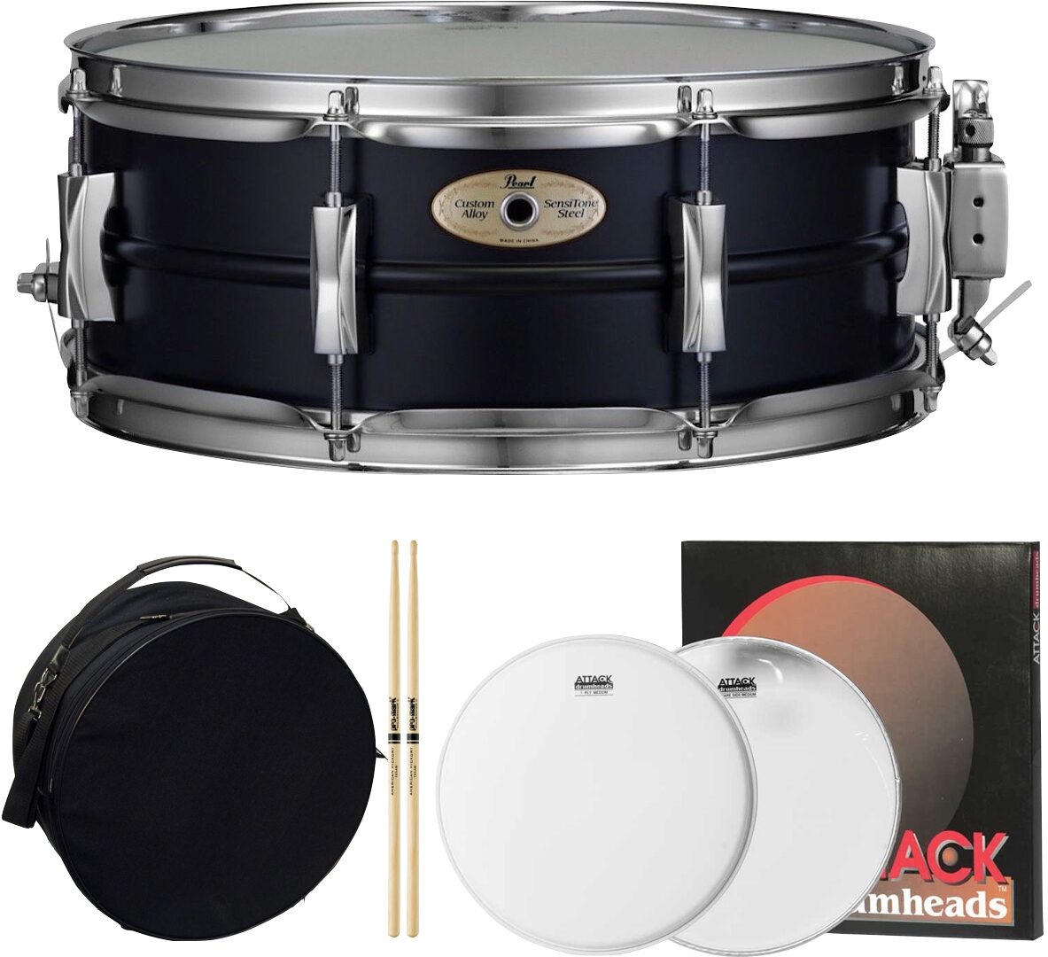 Pearl Limited Edition Sensitone Custom Alloy Snare Drum | zZounds